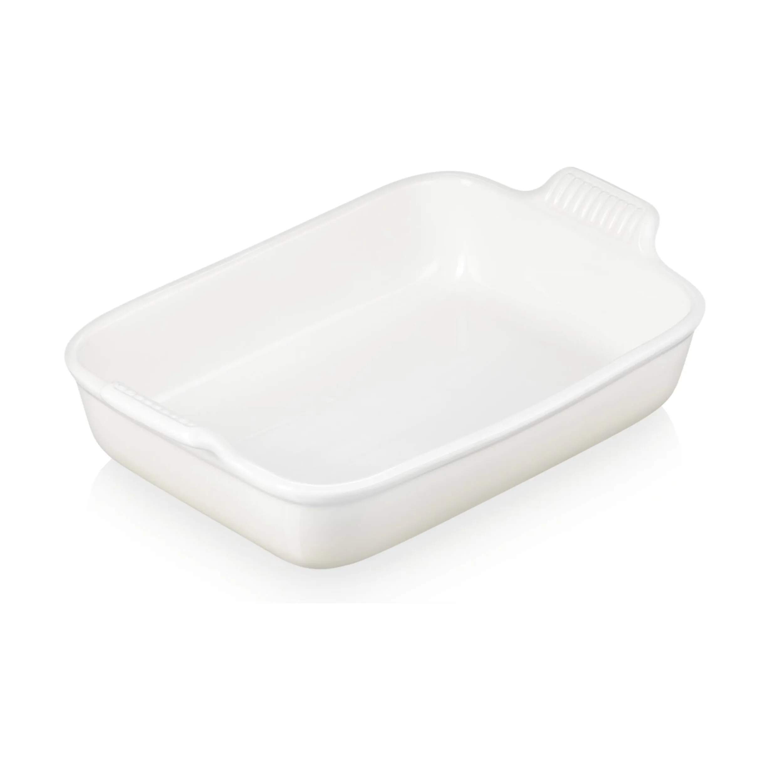 Le Creuset Ovnfaste fade Signature Heritage Ovnfast Fad i Meringue, B25 x L32 cm, 4