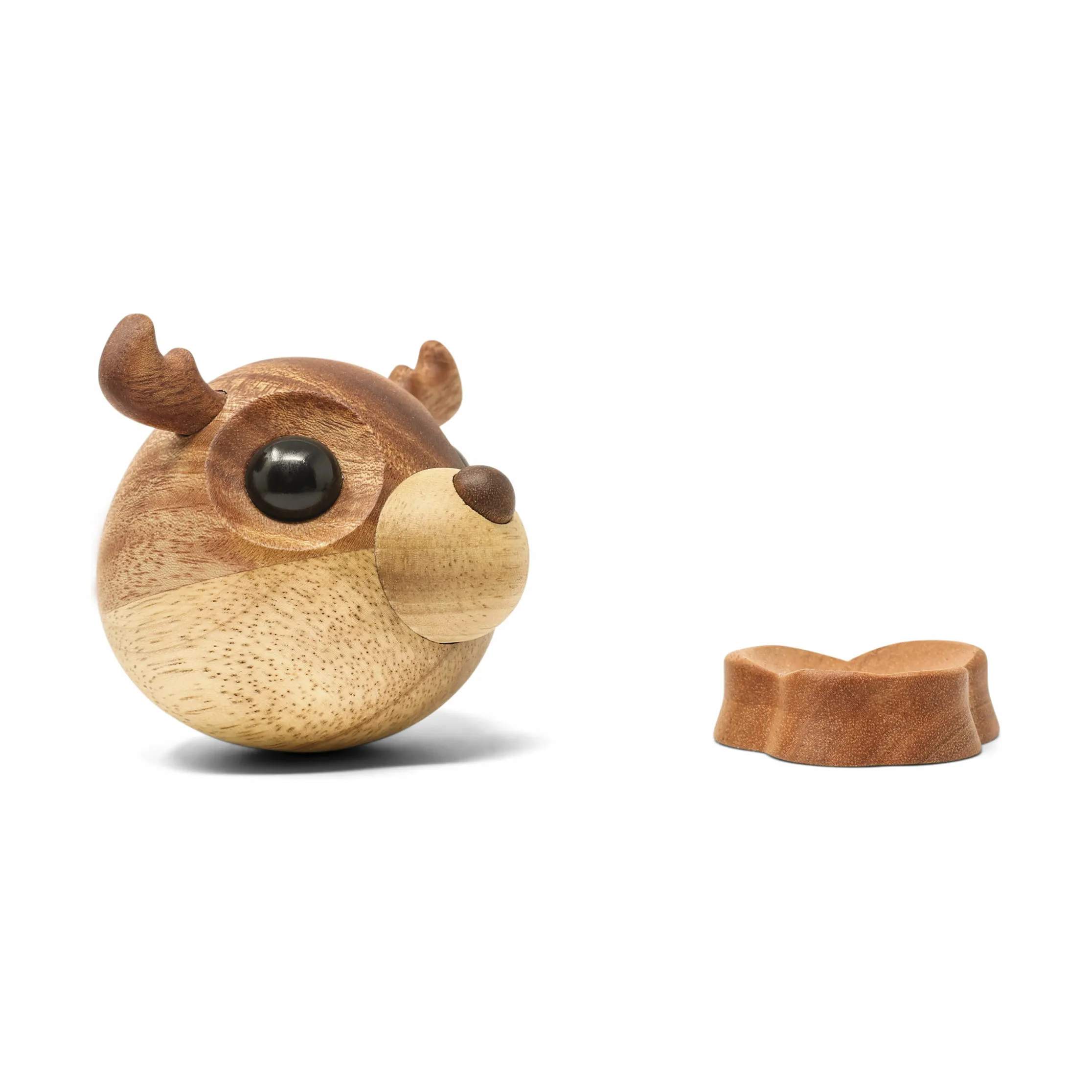 FableWood Dyrefigurer Pick Me Up Rensdyr - Rolf i Natur, 4