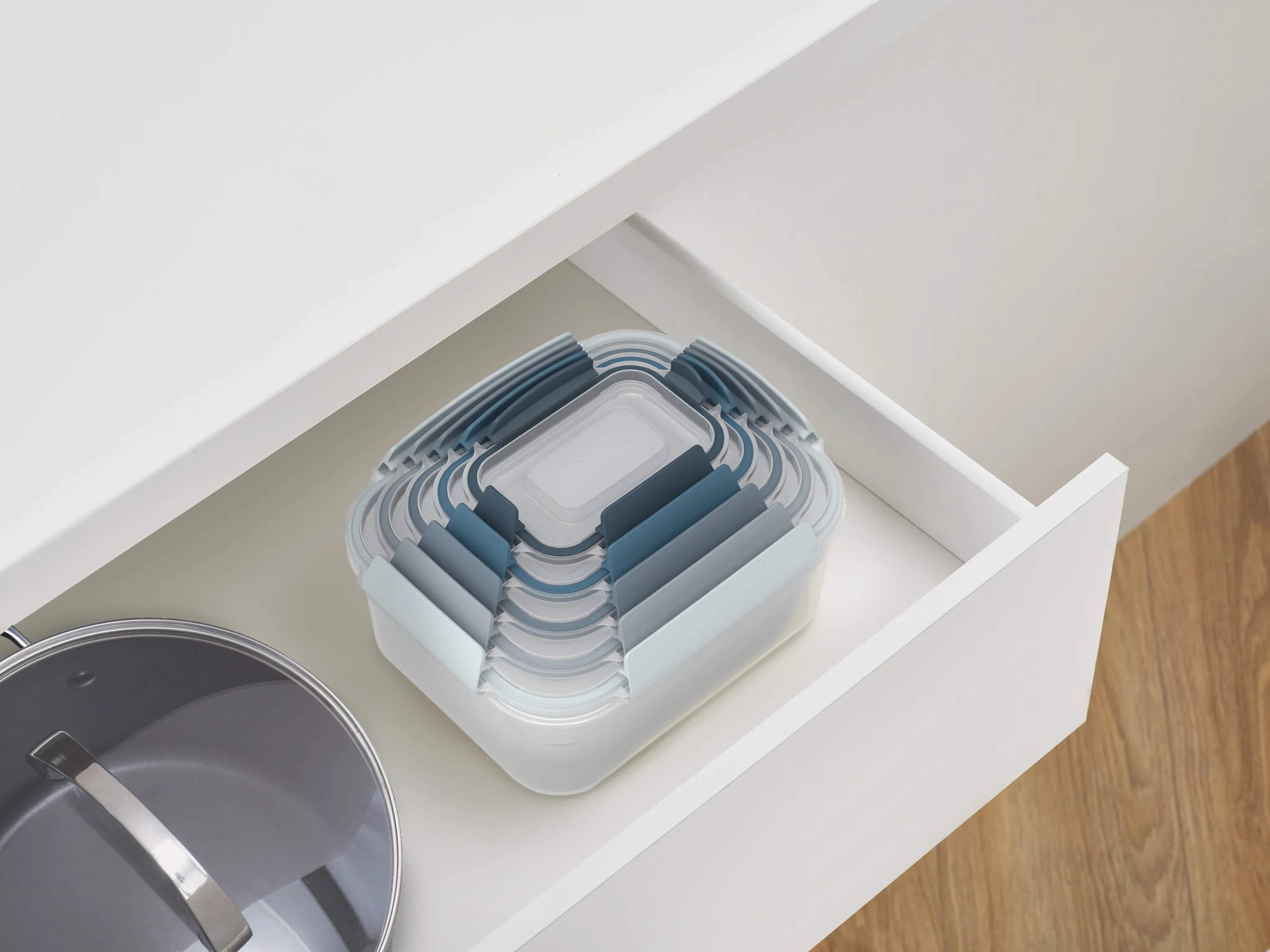 Joseph Joseph Madkasser Nest Lock Opbevaringssæt - 5 dele i Himmel, 2