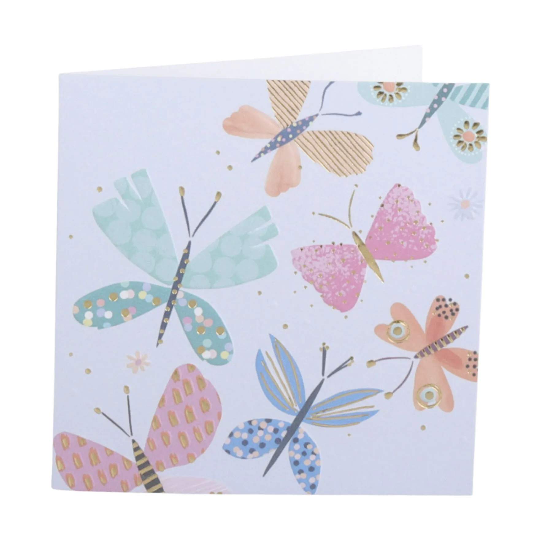 CASA Living Kort Kort - Sommerfugle i Blå, 1