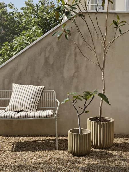 Broste Copenhagen Havebænke Eden Bænk i Beige Grey, 2