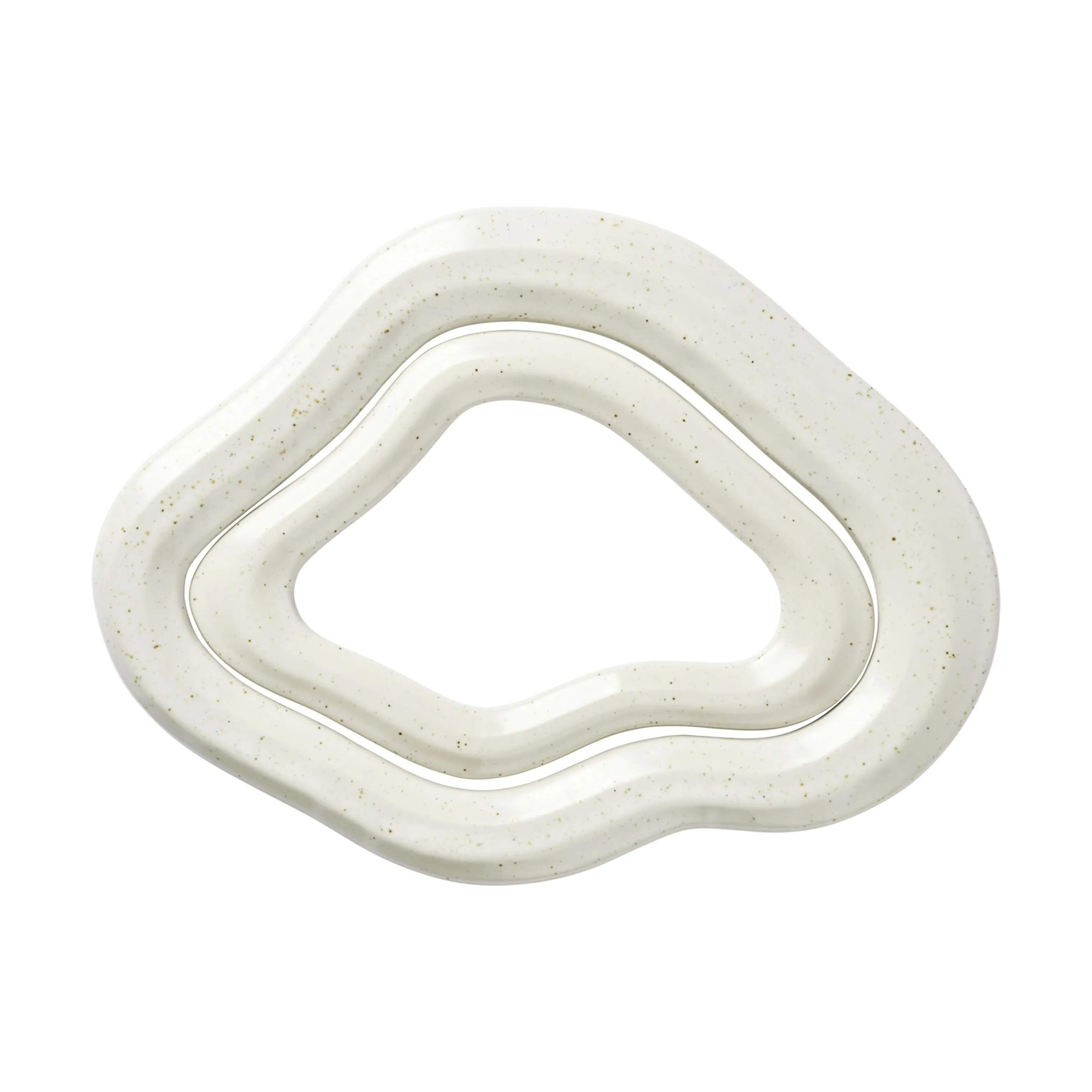 Broste Copenhagen Bordskånere NORDIC SAND Nordic Vanilla Bordskåner i Cream w. grains, 3