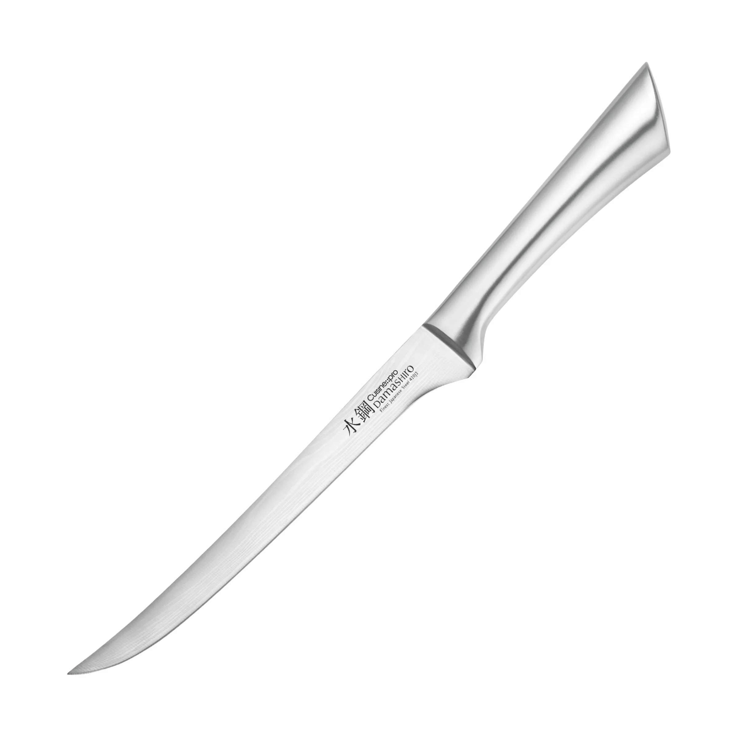 Damashiro® Fileteringskniv, sølvfarvet/sort, large