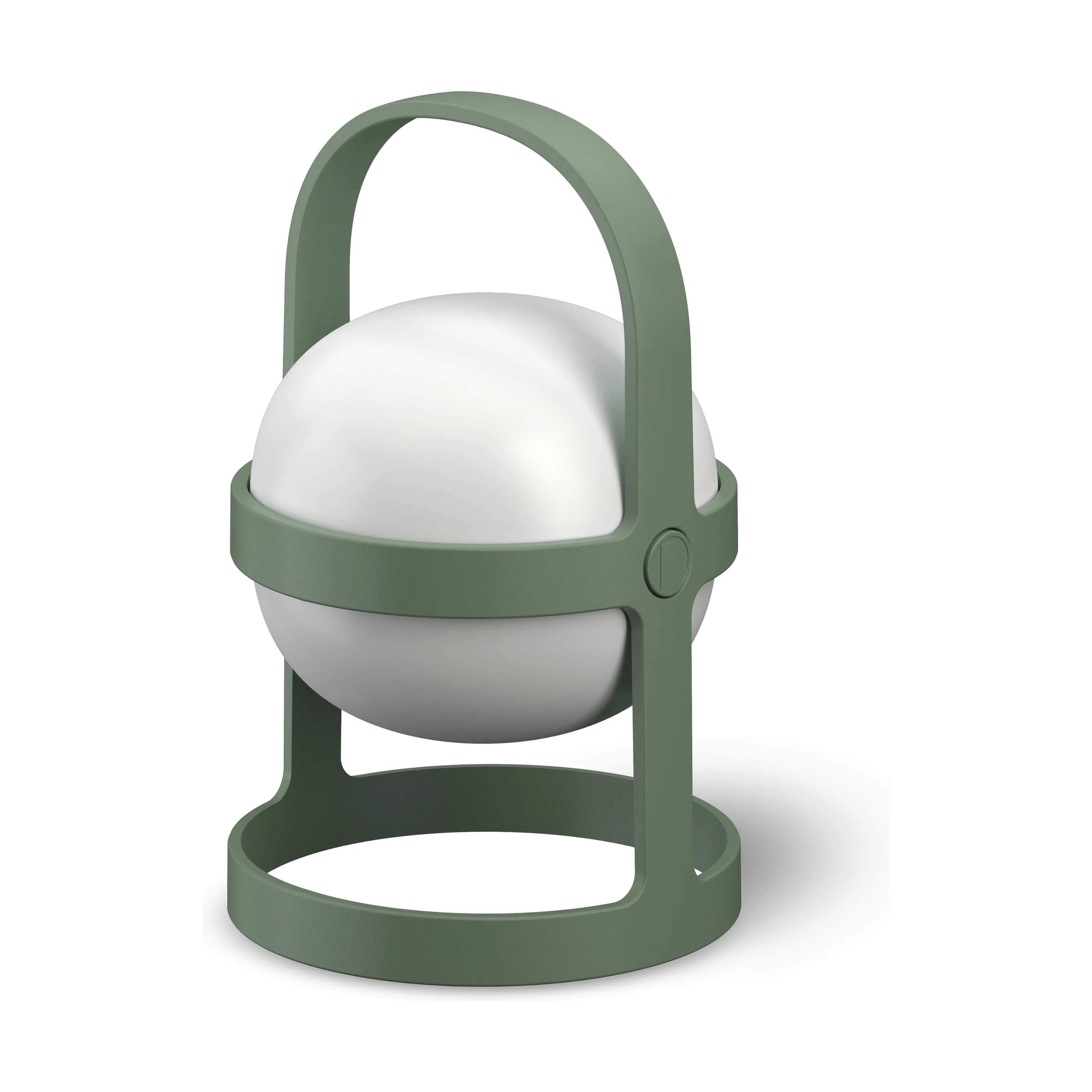 Soft Spot Solar Circular Lampe, pine green, large