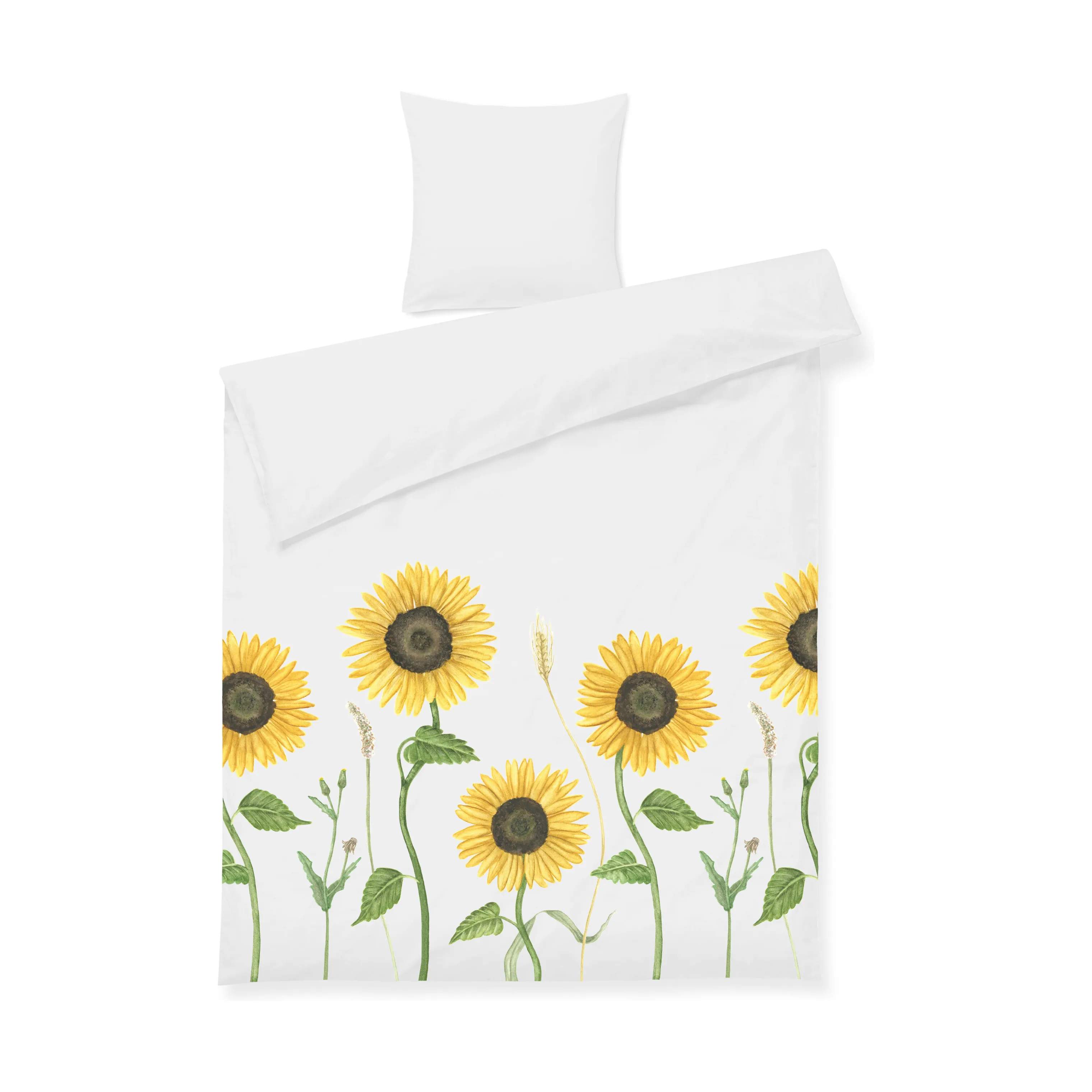 Juna Sengetøj Hammershøi Sommer Hammershøi Summer Sengetøj i Solsikke, B140 x L200 cm, 1