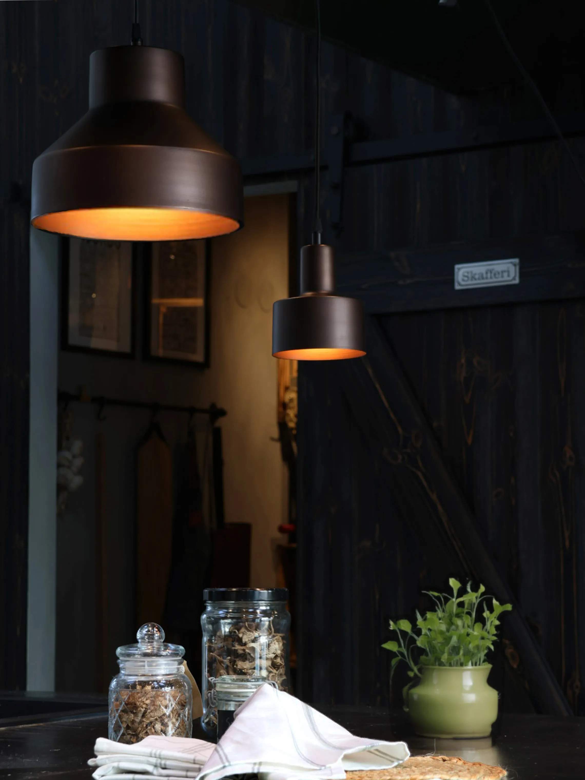 PR Home Pendler Solo Pendel i Antikbrun, 26 cm, 2
