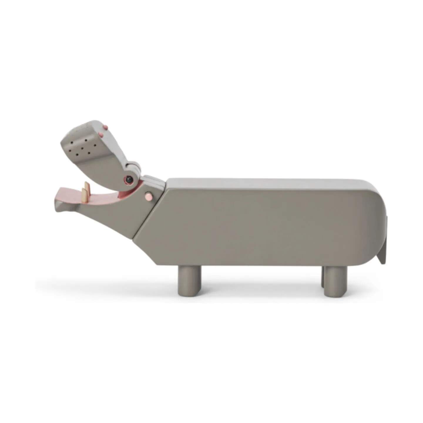 Kay Bojesen Dyrefigurer Lilliput Flodhest i Grå, 3