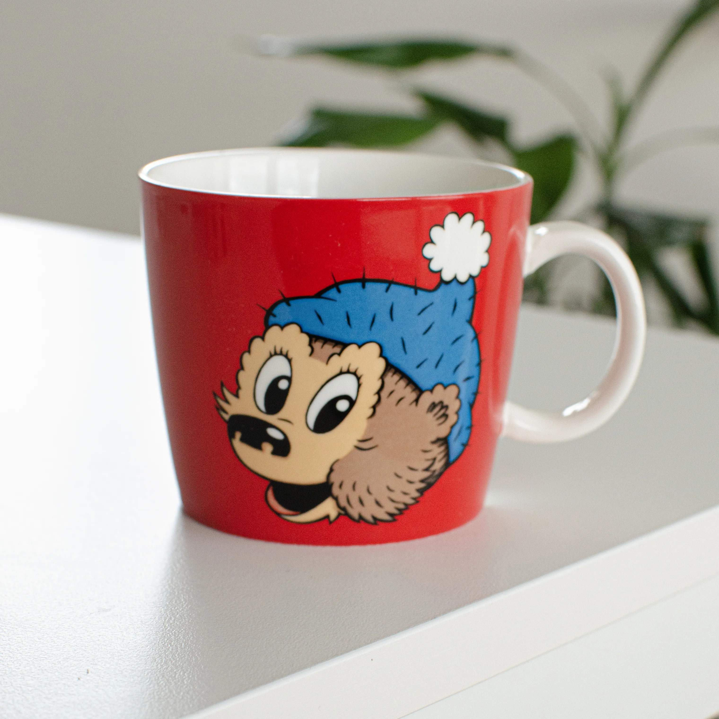 Barbo Toys Krus og kopper med hank RASMUS KLUM Krus- Rasmus/ Pelle i Rød, 3