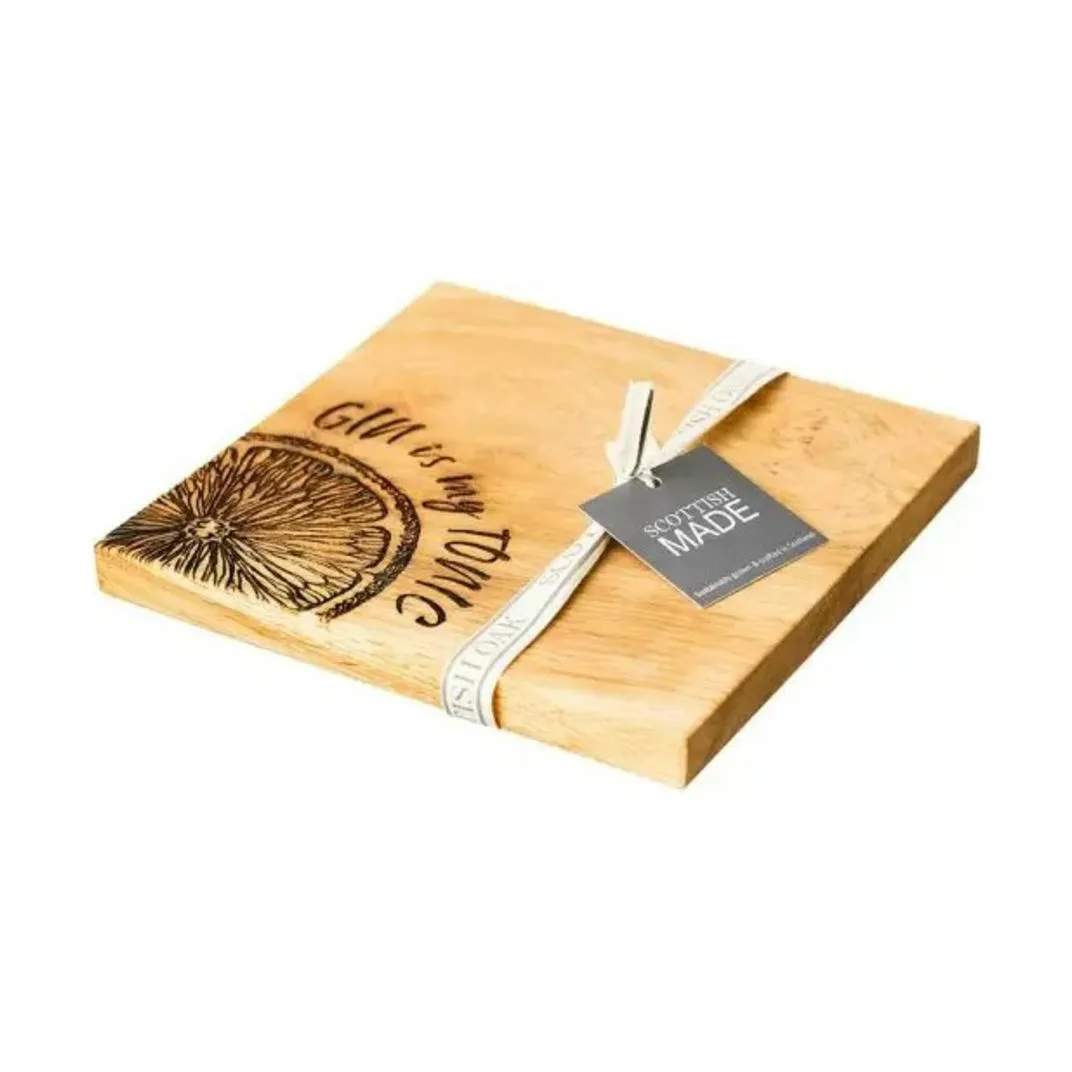 The Just Slate Company Skærebrætter Gin Is My Tonic Skærebræt i B19 x L21 cm, 3