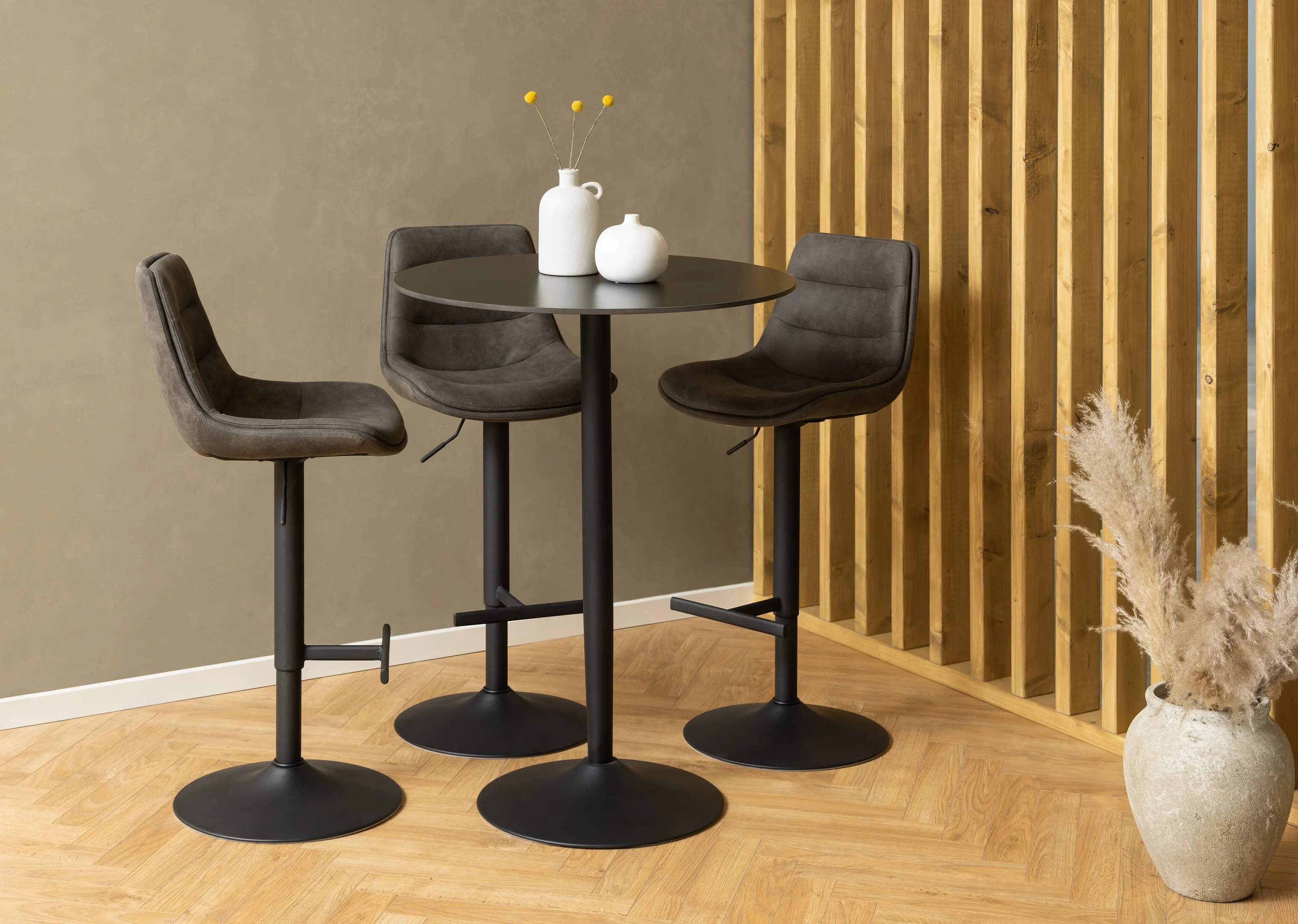 CASA Living Barstole Adisa Barstol - 2 stk. i Preston brun, 3