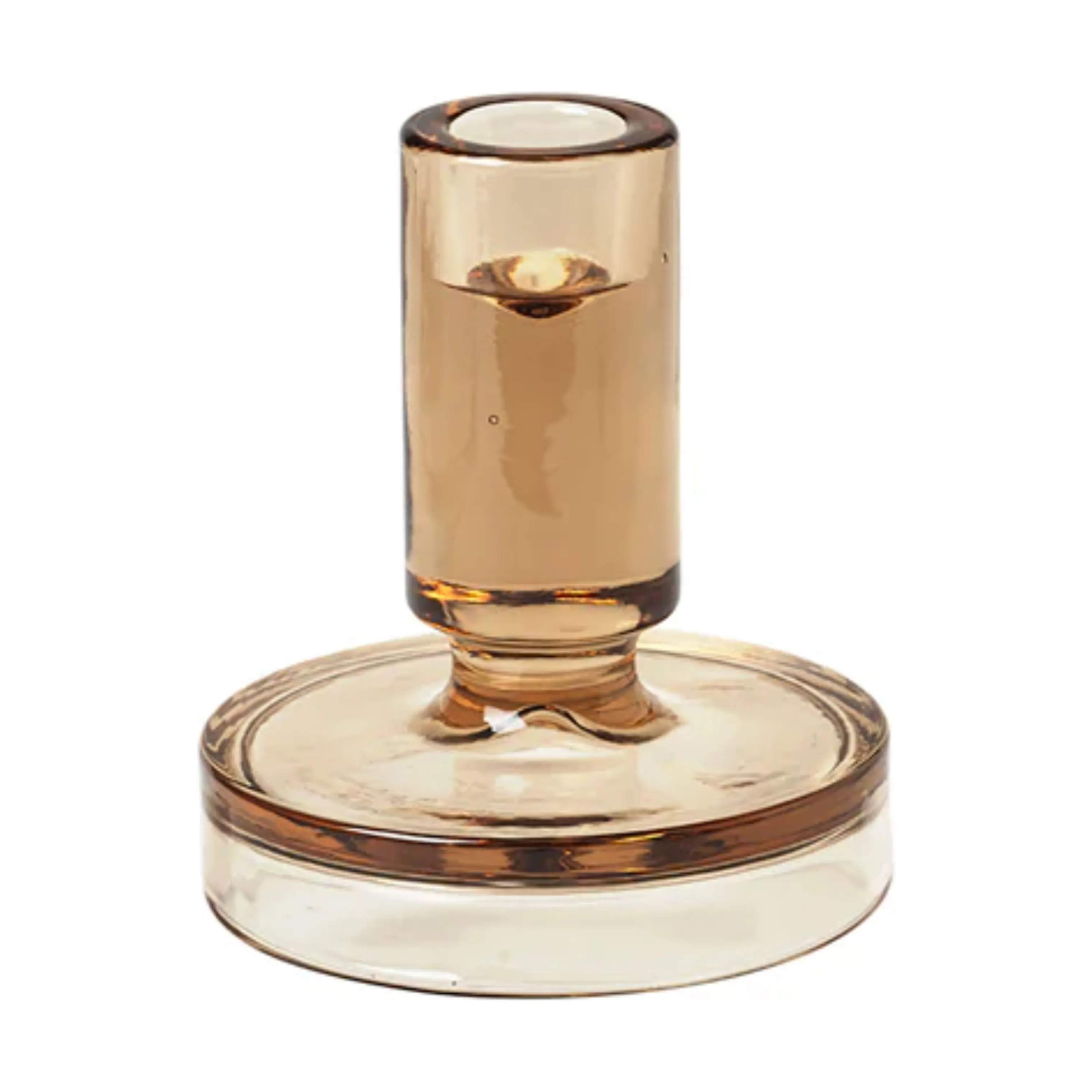 Broste Copenhagen Kronelysestage Petra Lysestage i Brun, 10 cm, 1