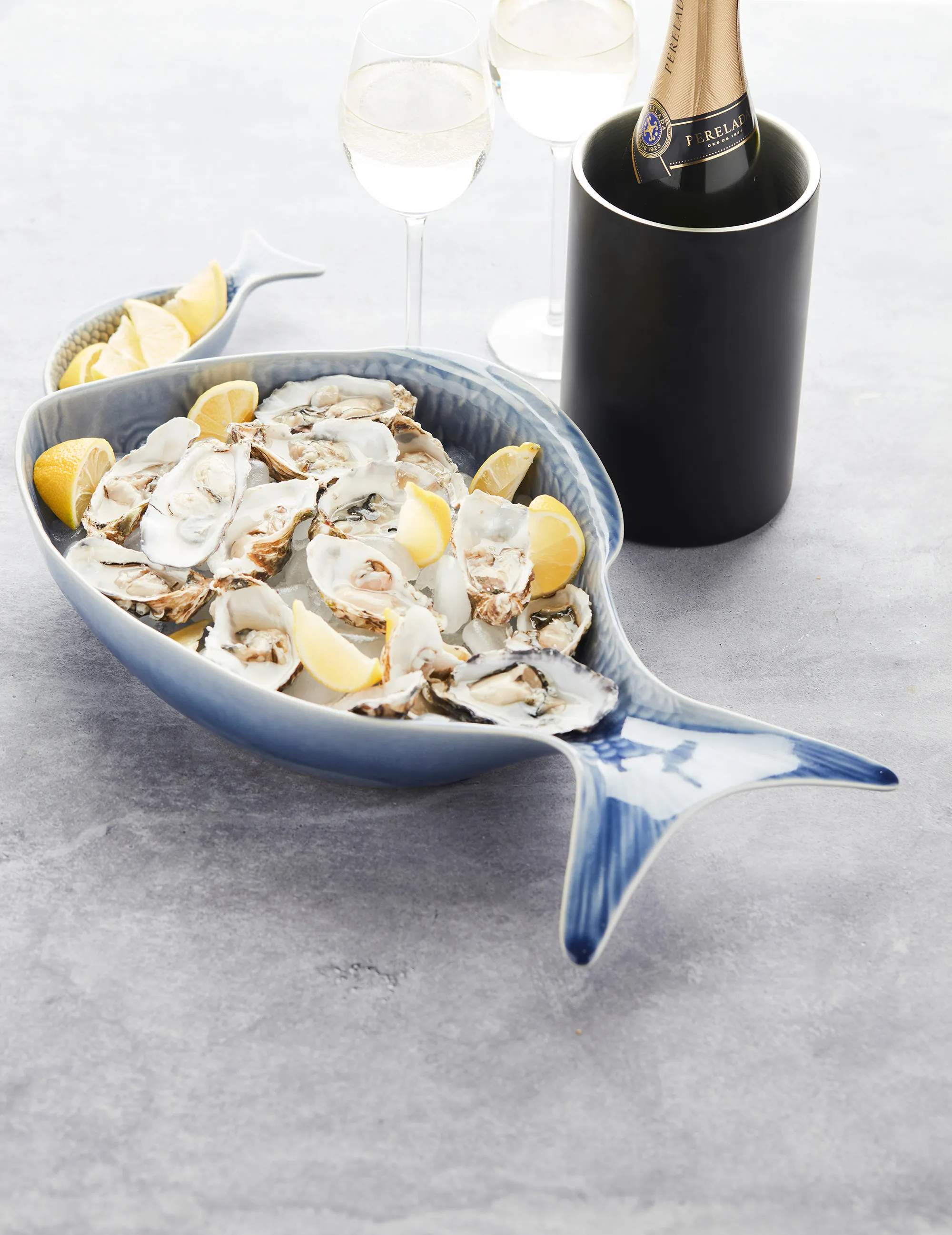 Point Virgule Serveringsskåle Fiskeskål i Blå, 2