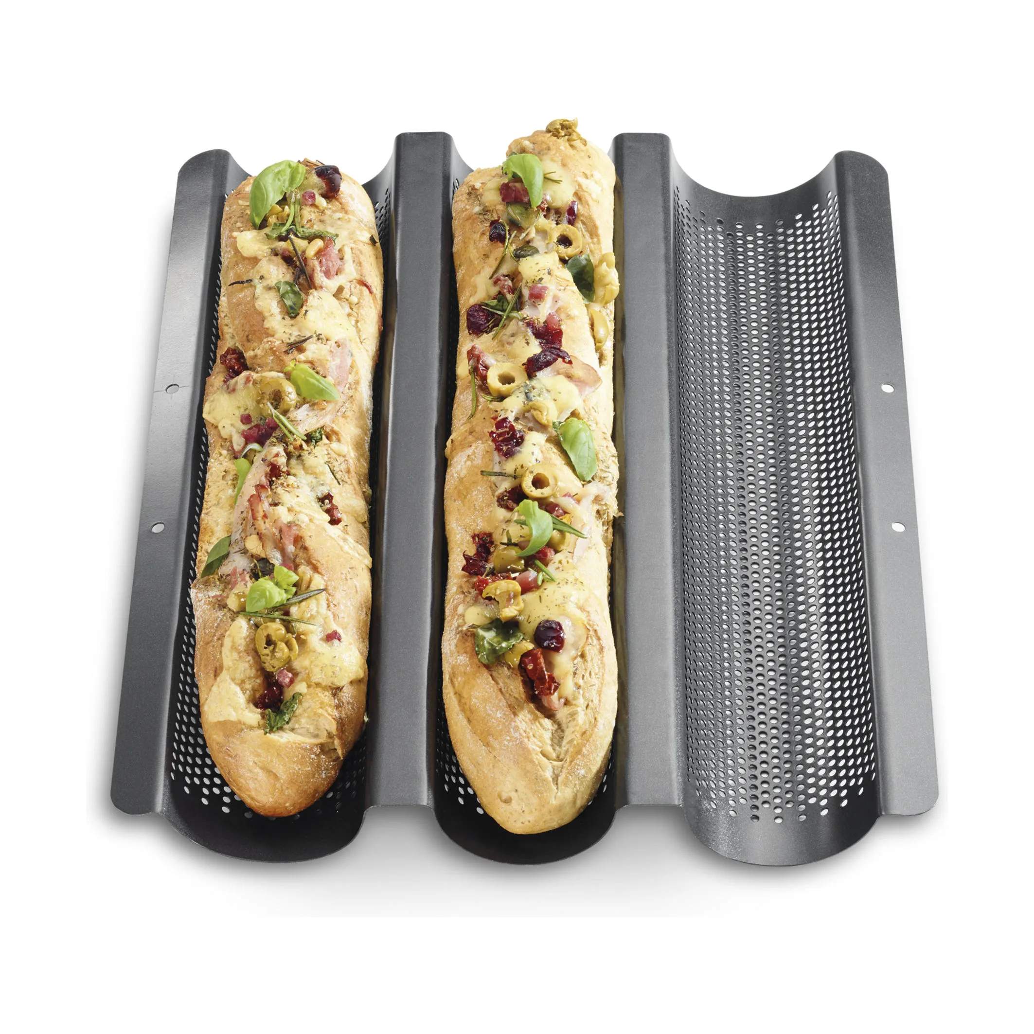 Küchenprofi Rugbrødsforme og brødforme Baguette Bageplade i M4, 2