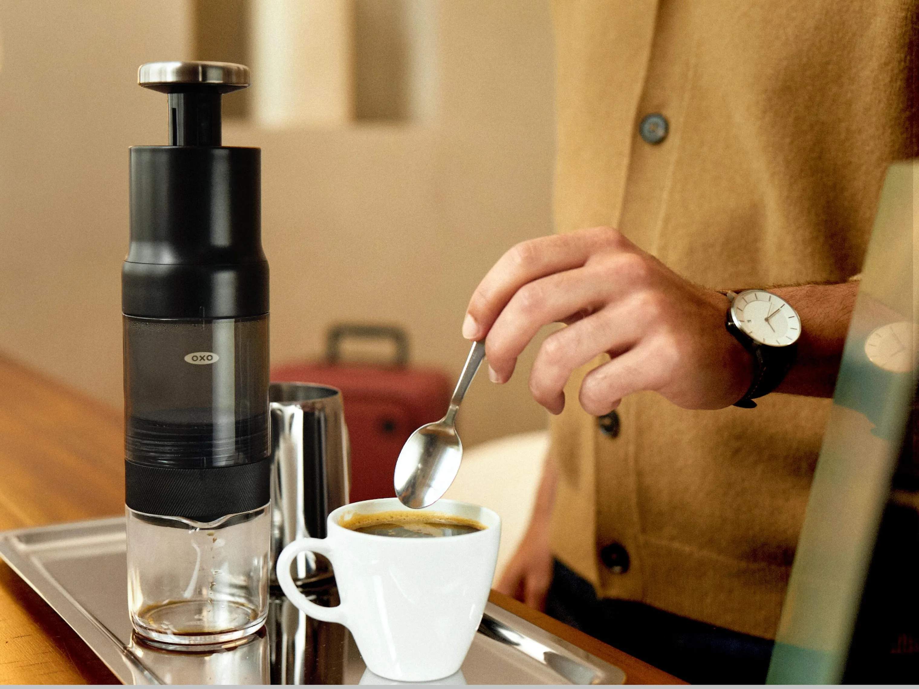 OXO Stempelkander Brew Espressobrygger i Sort, 6