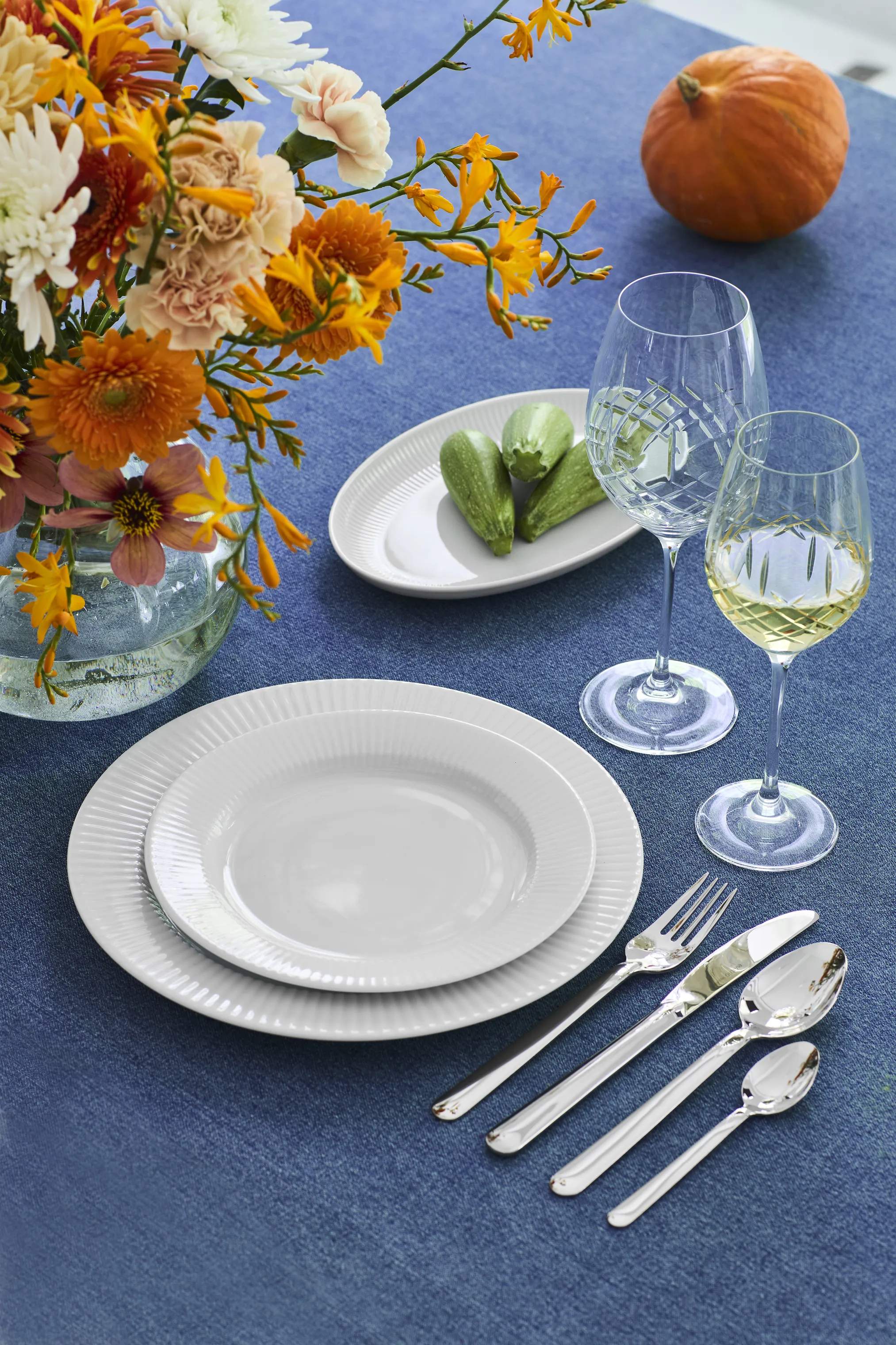 Eva Trio Middagstallerkener Legio Nova Middagstallerken i Hvid, 28 cm, 5