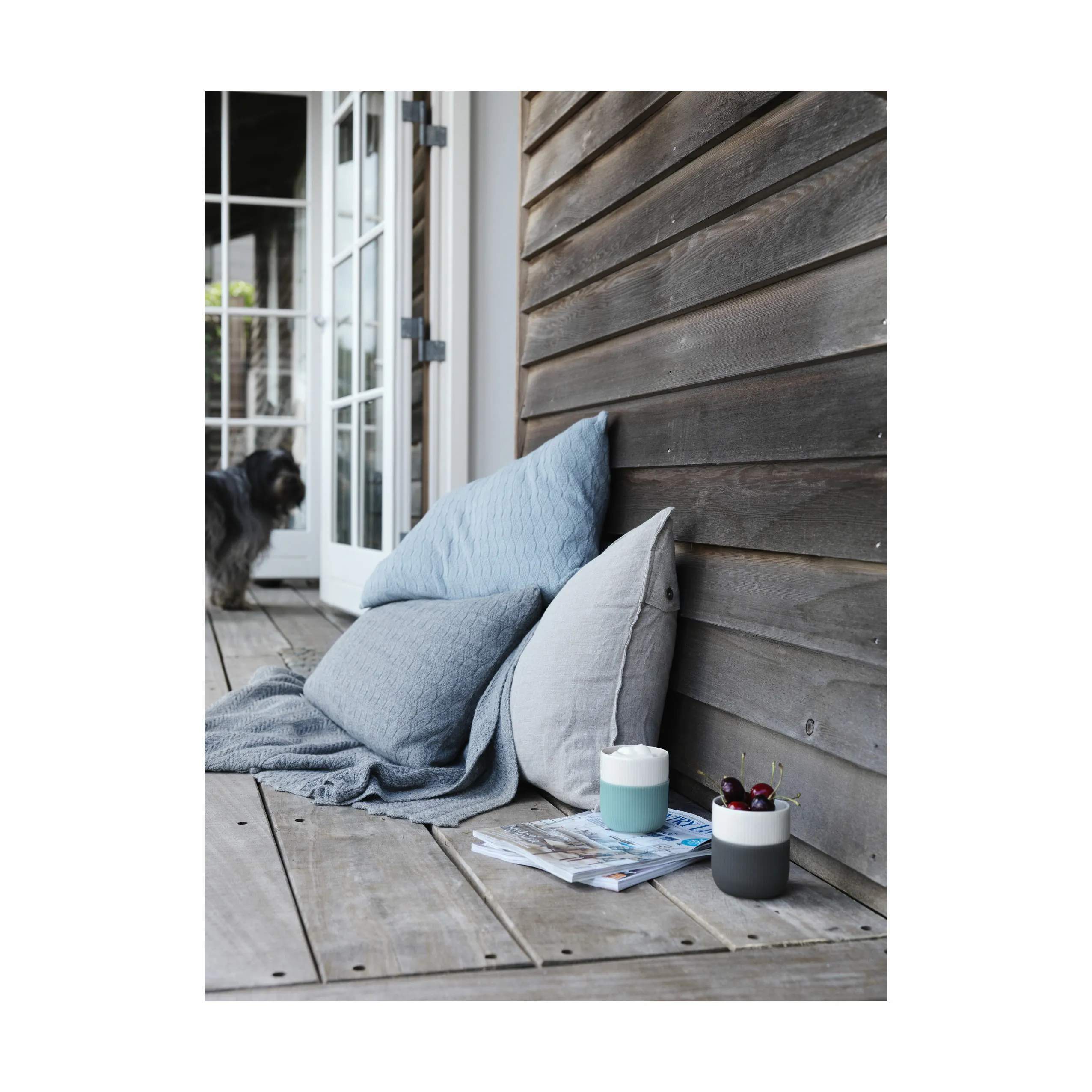 Royal Copenhagen Krus og kopper uden hank Contrast Krus i Opal, 3