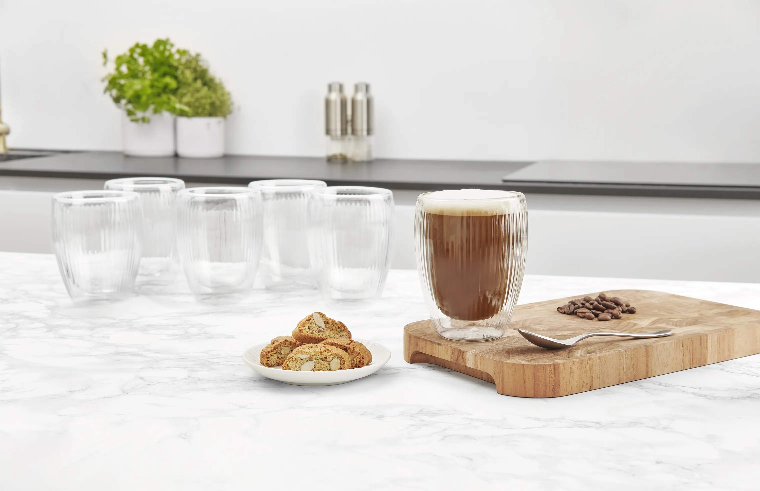 CASA Living Termoglas Daisy Termoglas - 6 stk. i 350 ml, 2