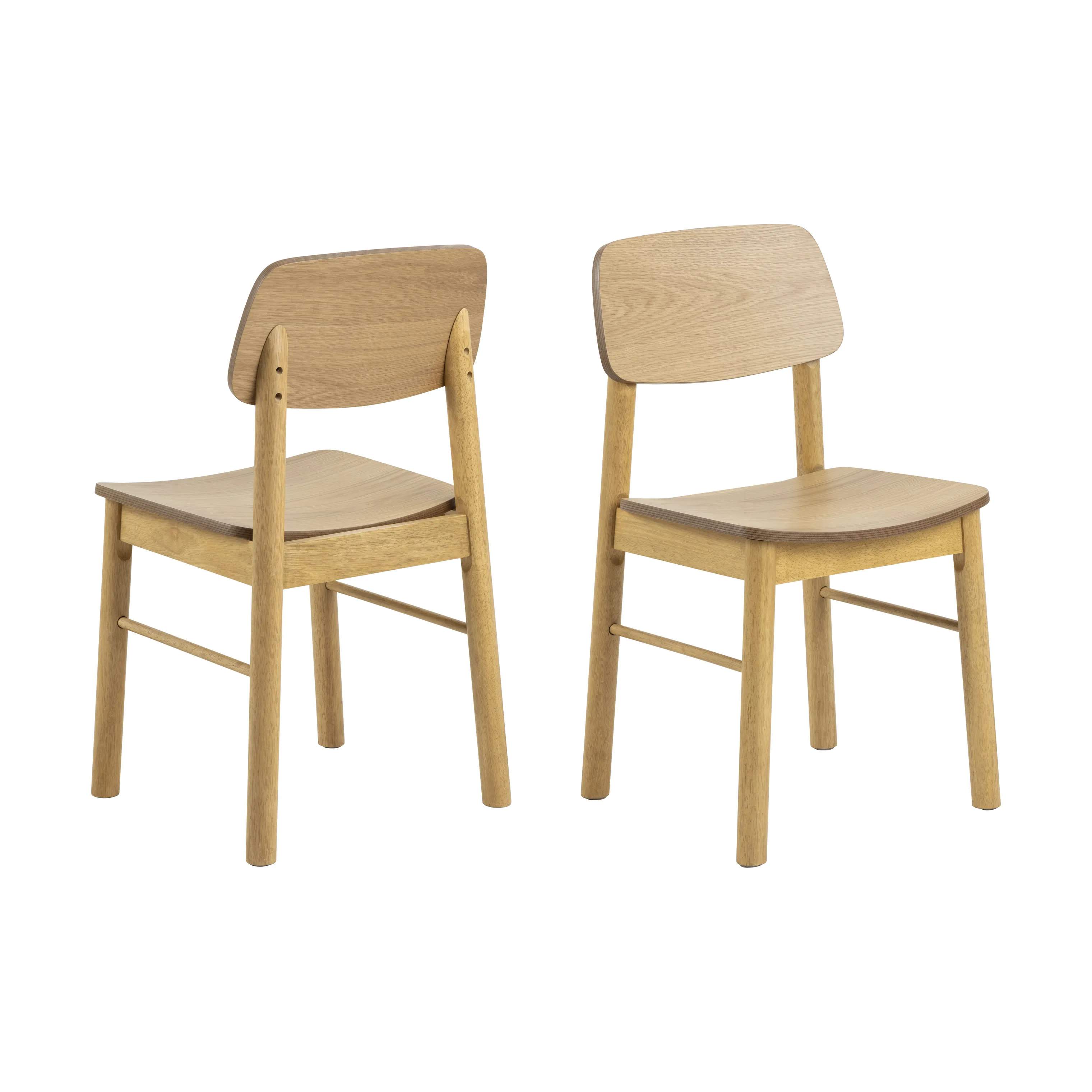 CASA Living Spisebordsstole Barlow Spisebordsstol - 2 stk i Natur, 3