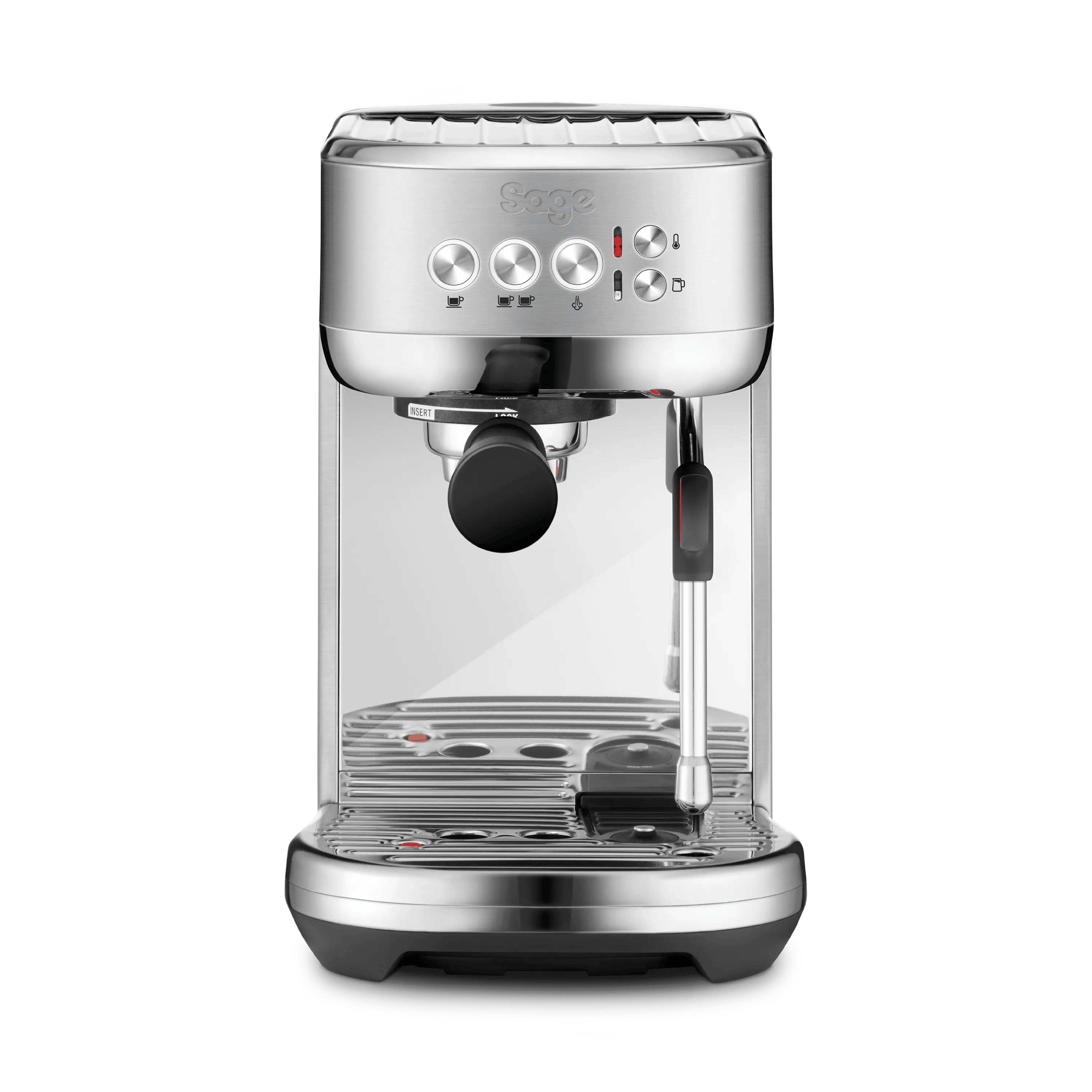 Sage Espressomaskiner Bambino Plus Espressomaskine i Sølvfarvet, 1