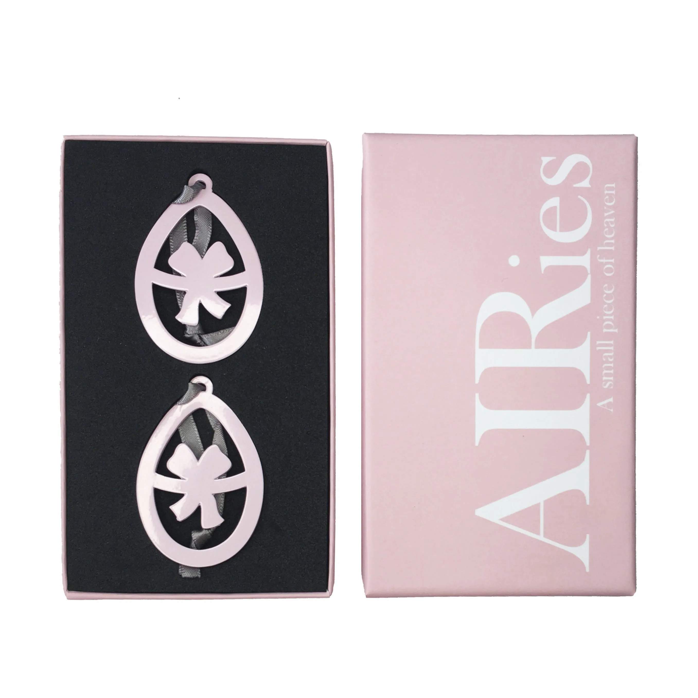 AIRies Påskeæg og ophæng AIRies Påskeophæng Sløjfe - 2 stk. i Rosa, 0,2 cm, 3