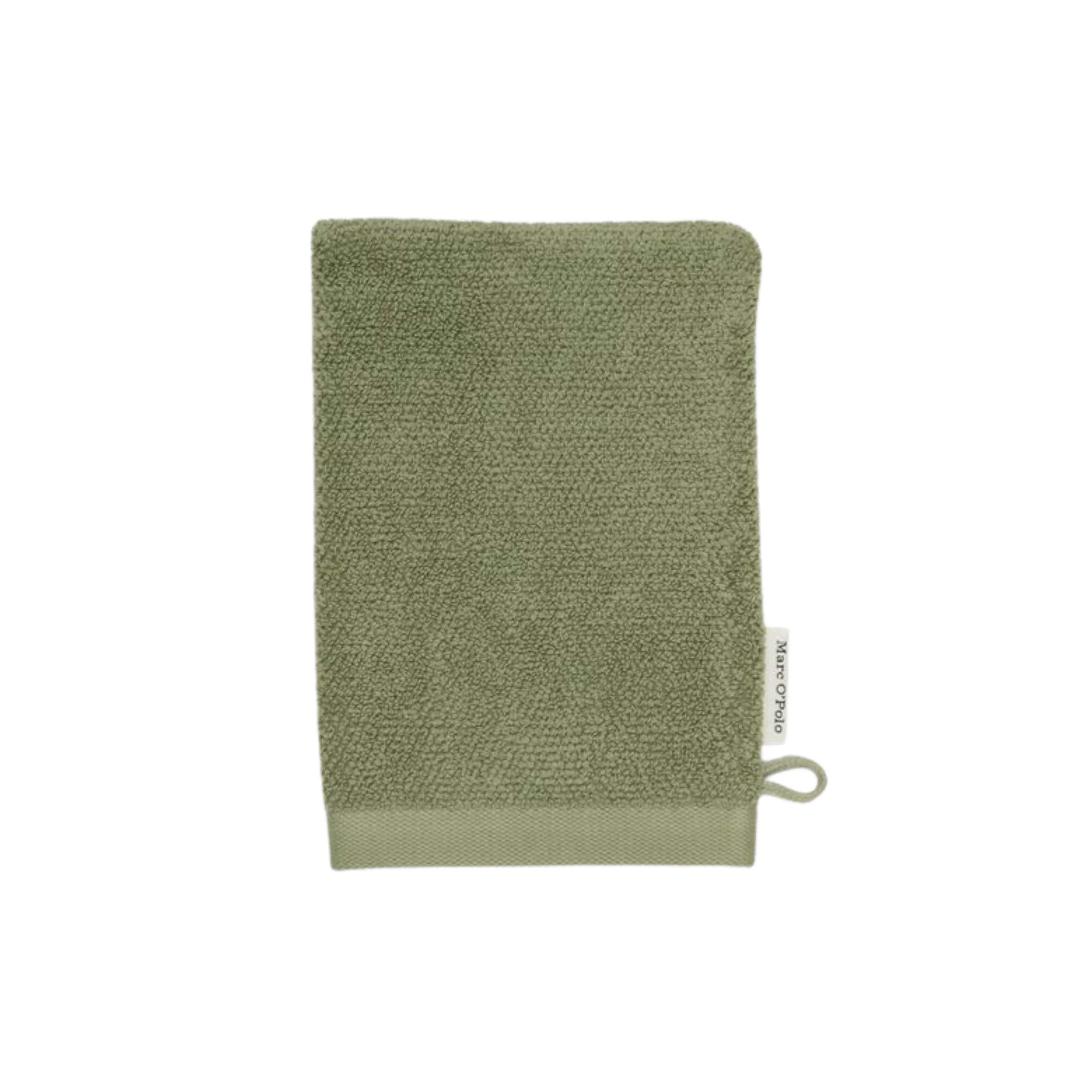 Marc O'Polo Vaskeklude Timeless Vaskehandske i Moss green, 1