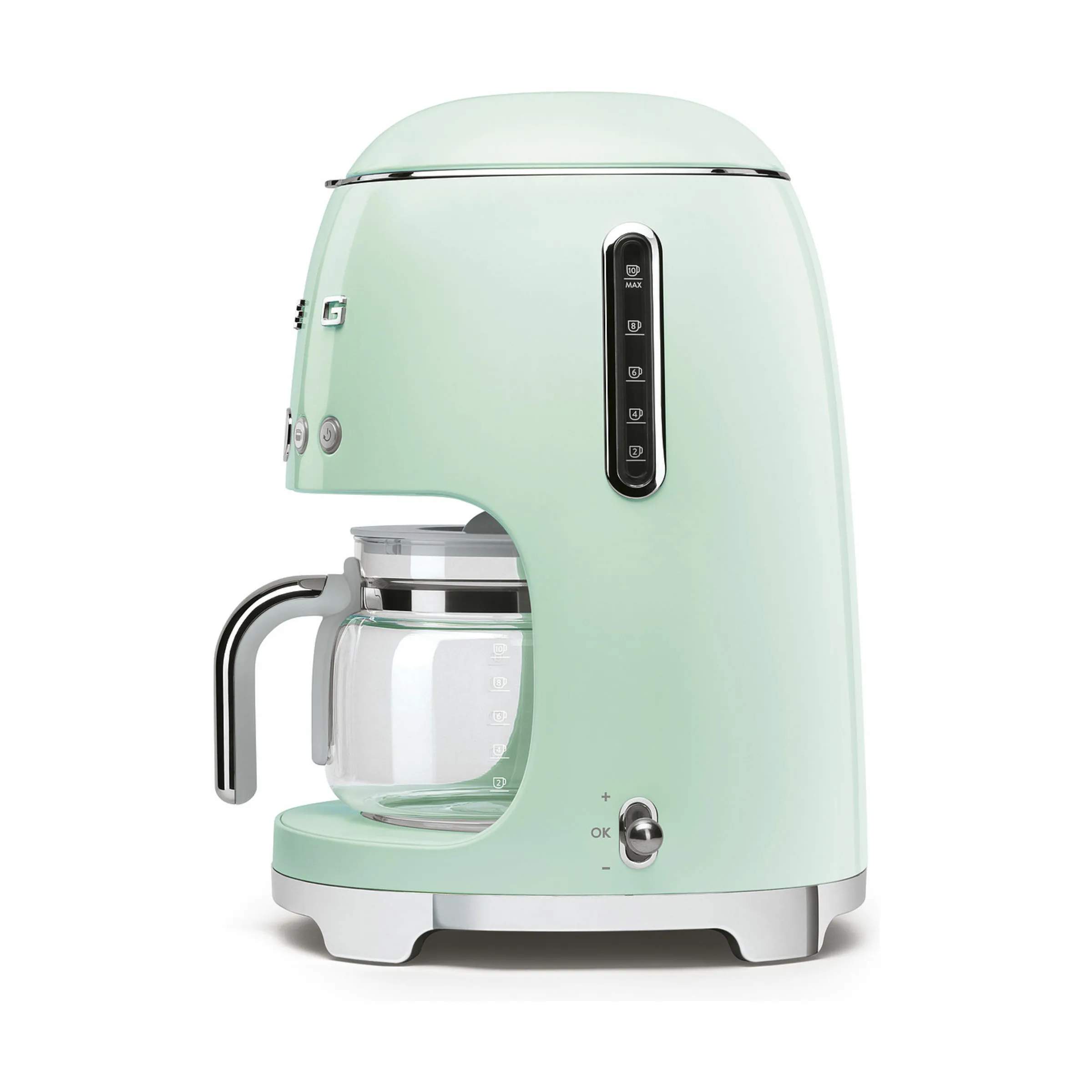Smeg Kaffemaskiner 50's Style Kaffemaskine DCF02PGEU i Pastelgrøn, 3