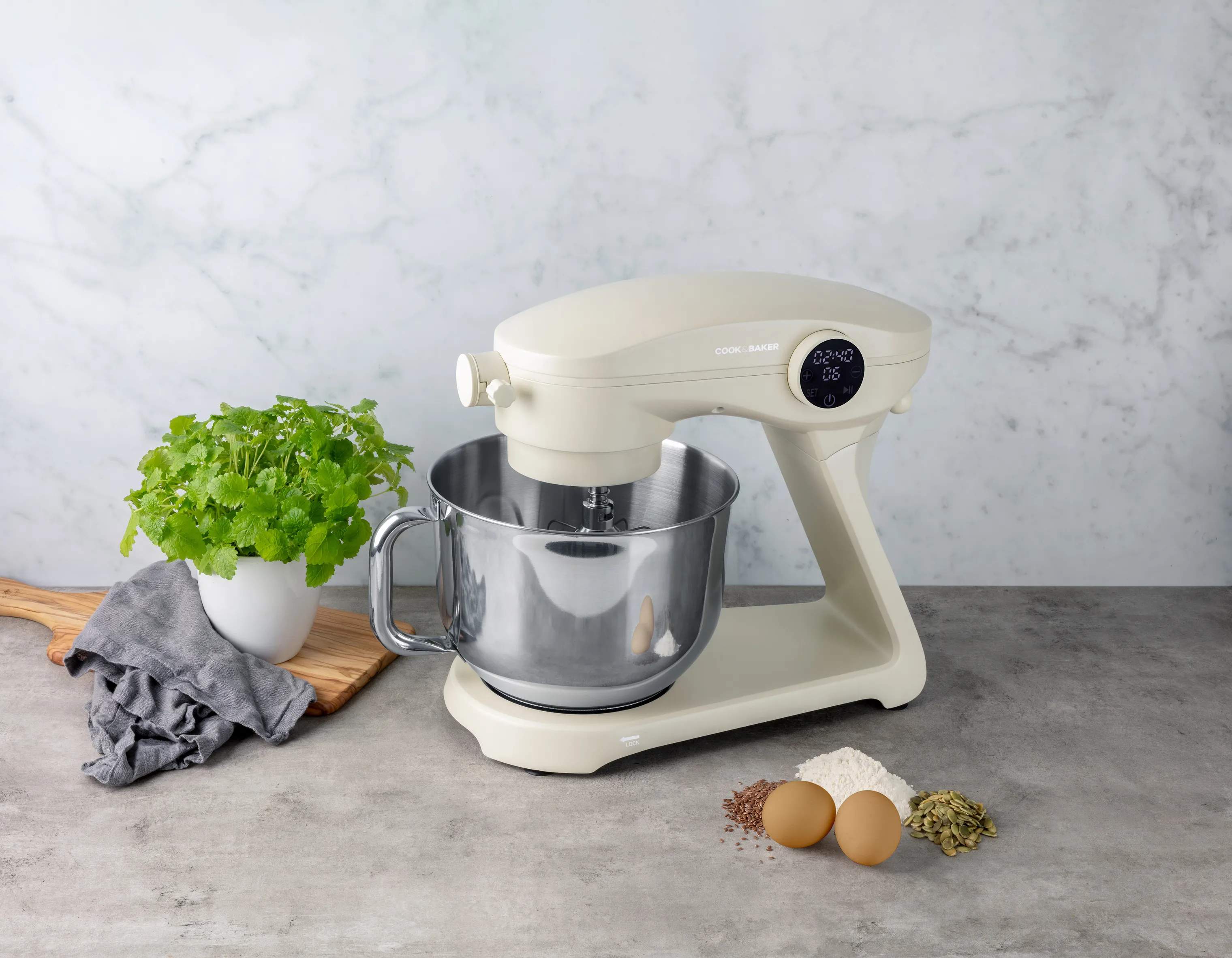 Cook & Baker Røremaskiner Røremaskine i Creme, 3