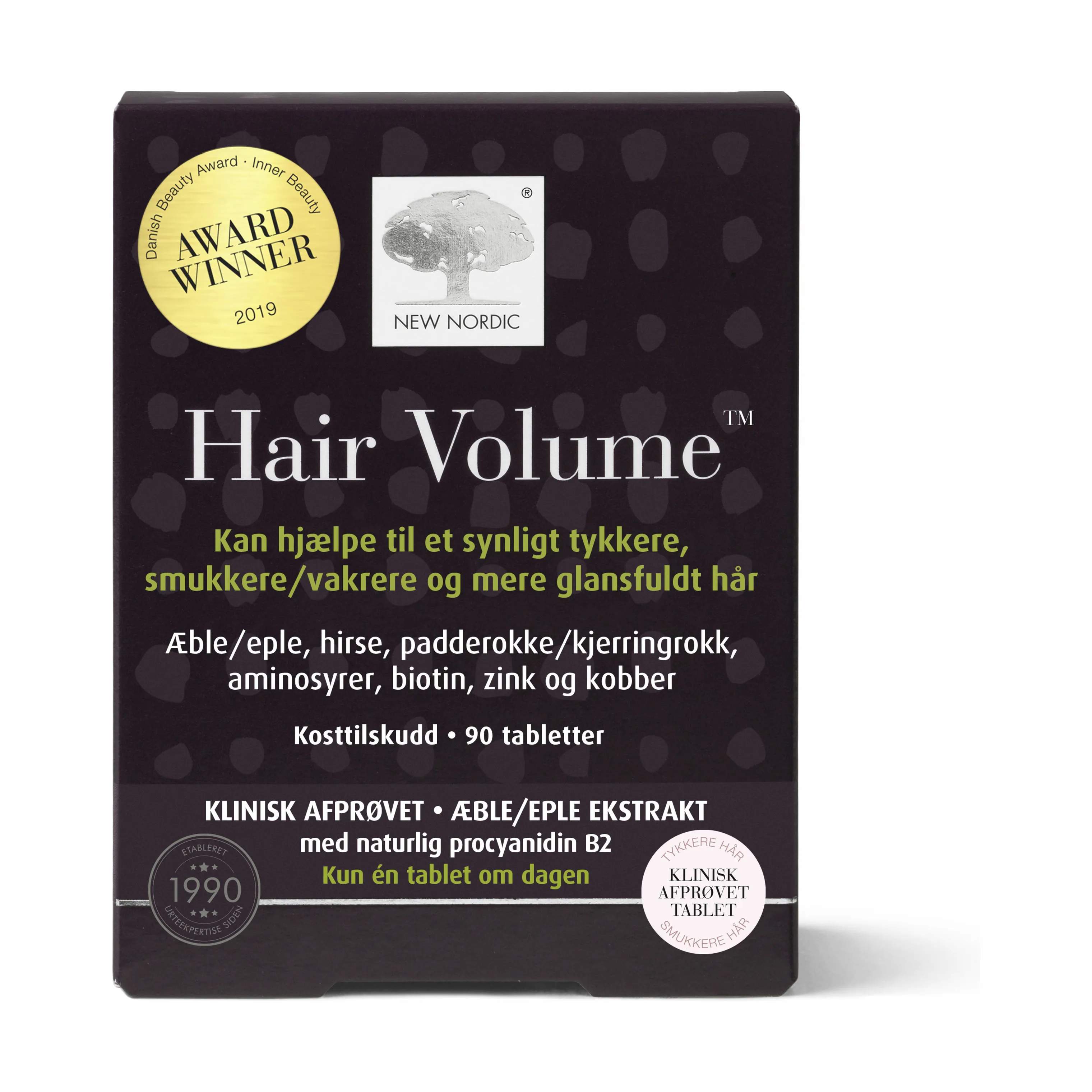 Hair Volume Kosttilskud, klar, large