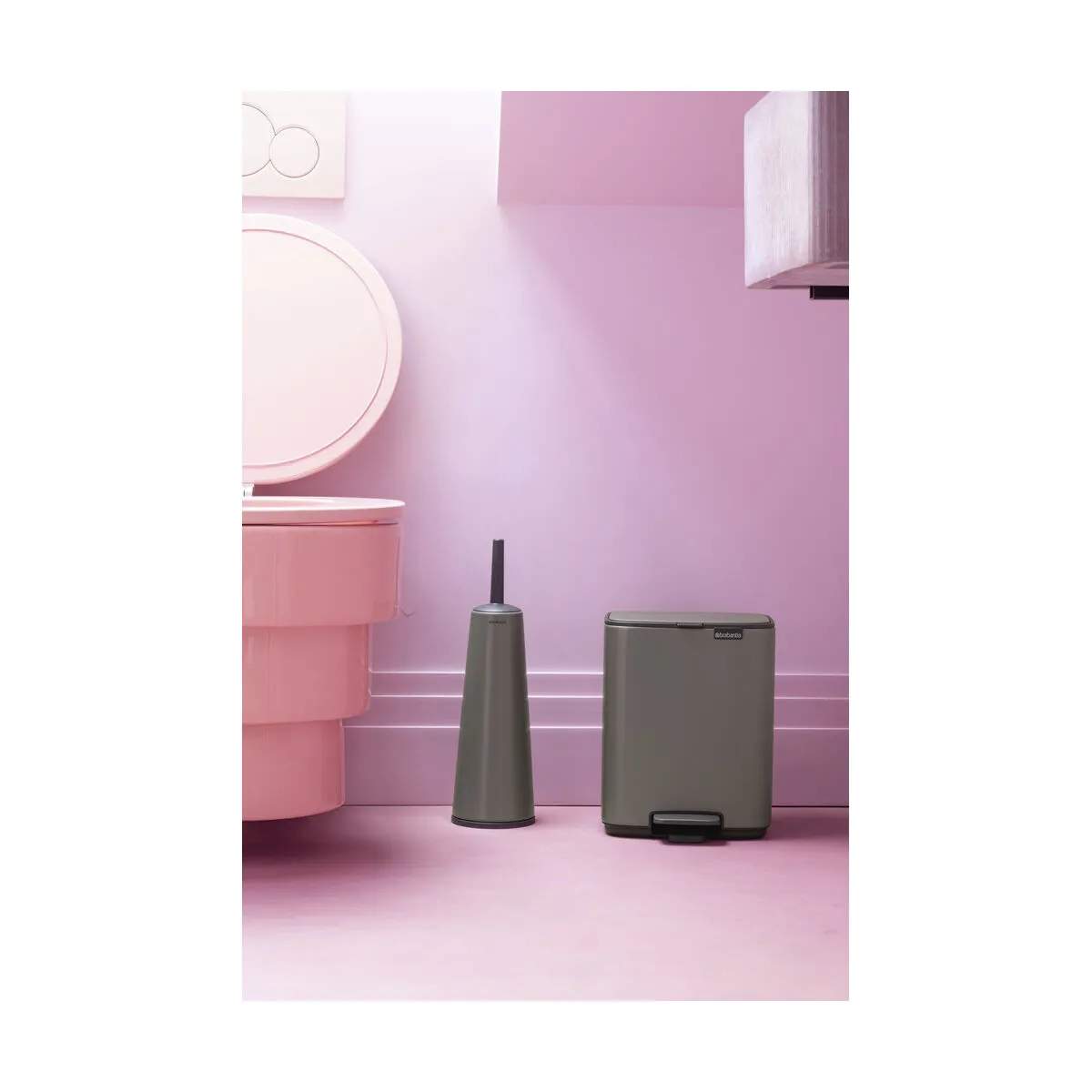 Brabantia Pedalspande Bo Pedalspand i Platinum, 7 L, 3