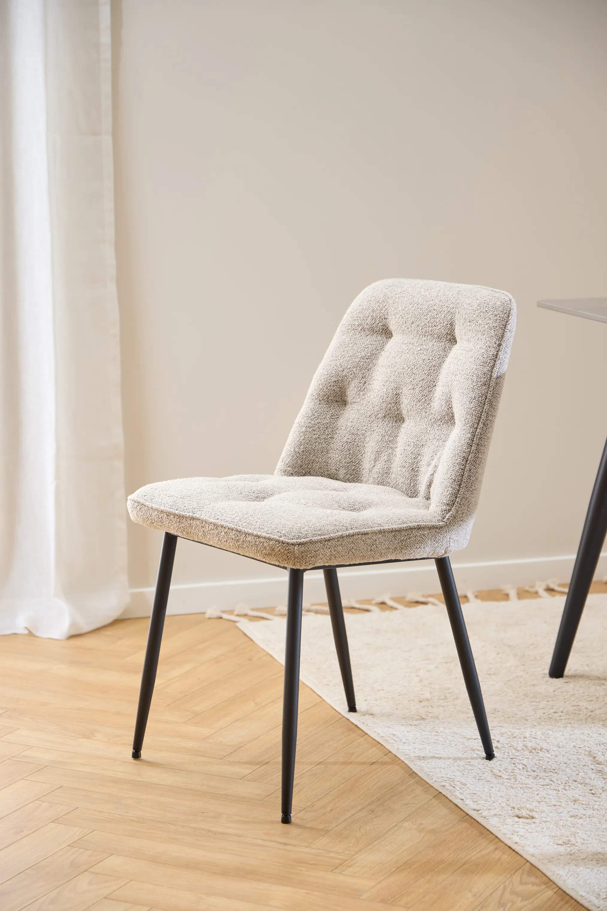CASA Living Spisebordsstole Brooke Spisebordsstol - 2 stk i Beige, 2