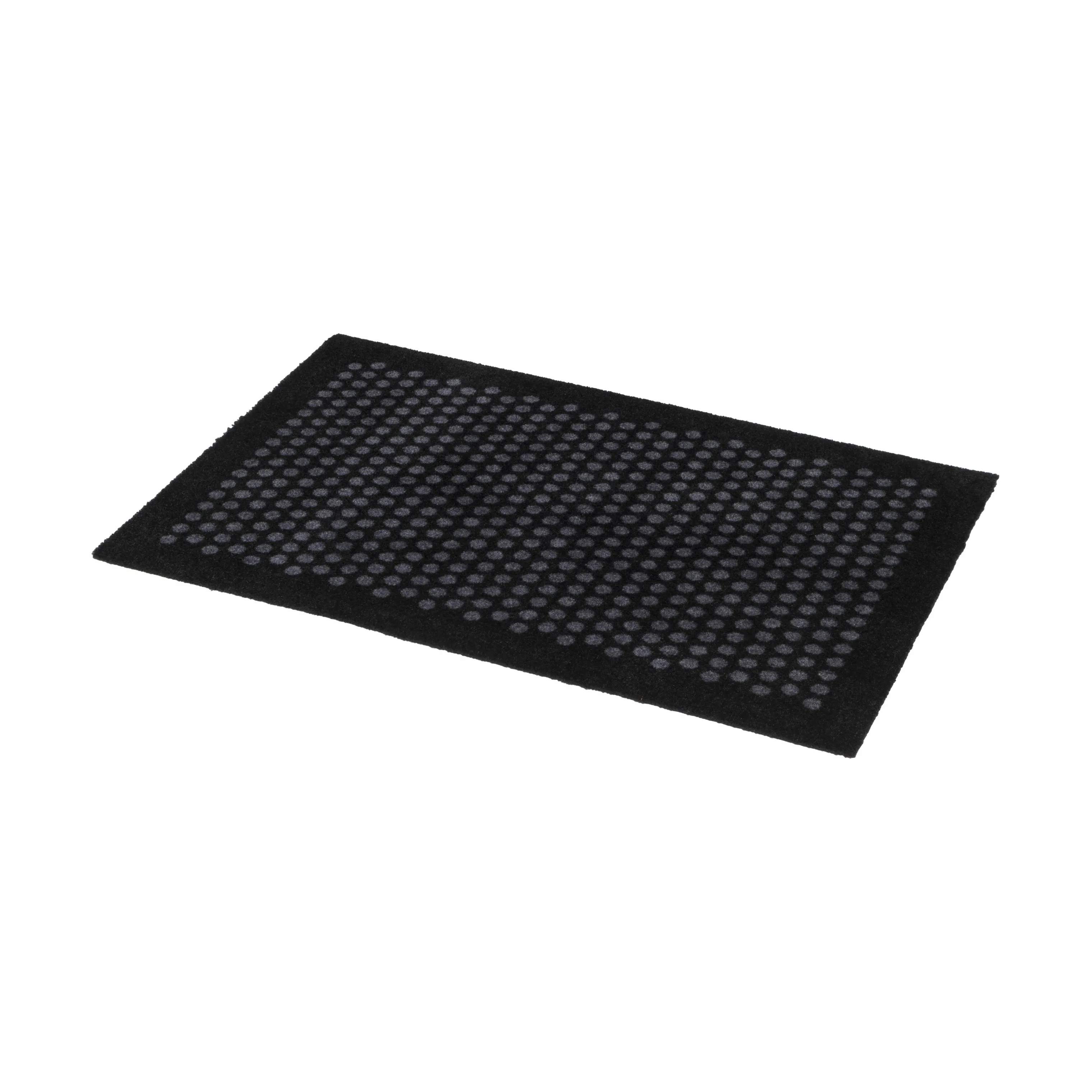 Tica Copenhagen Dørmåtter Dot Gulvmåtte i Sort/grå, B60 x L90 cm, 4