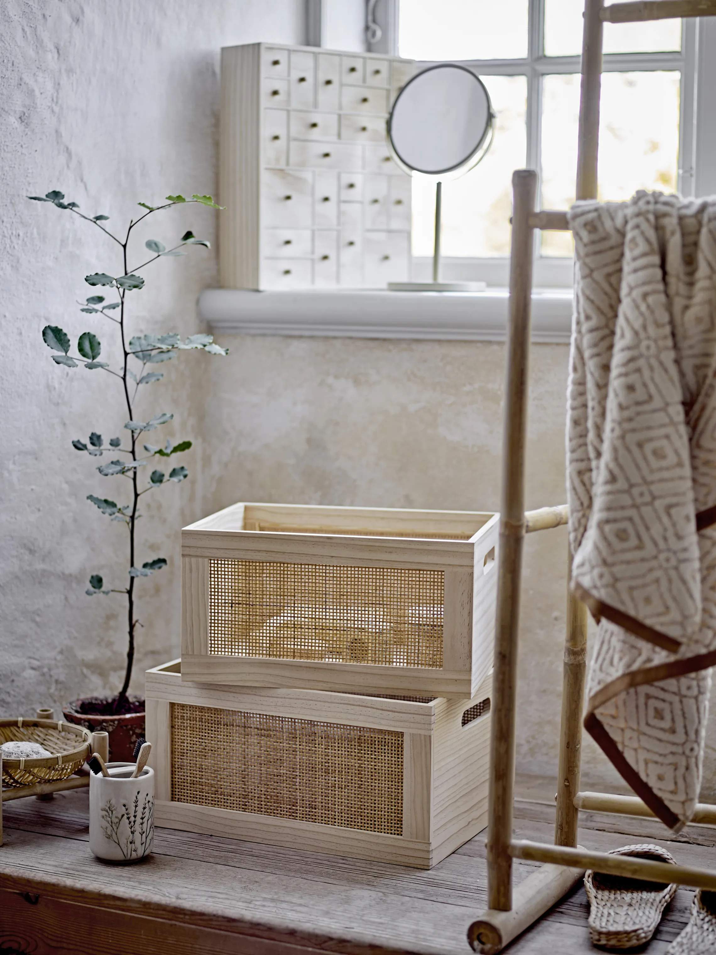 Bloomingville Spejle Milde Bordspejl i Beige, 3