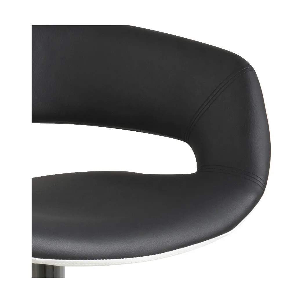 CASA Living Barstole Grace Barstol - 2 stk. i Sort/krom, 5