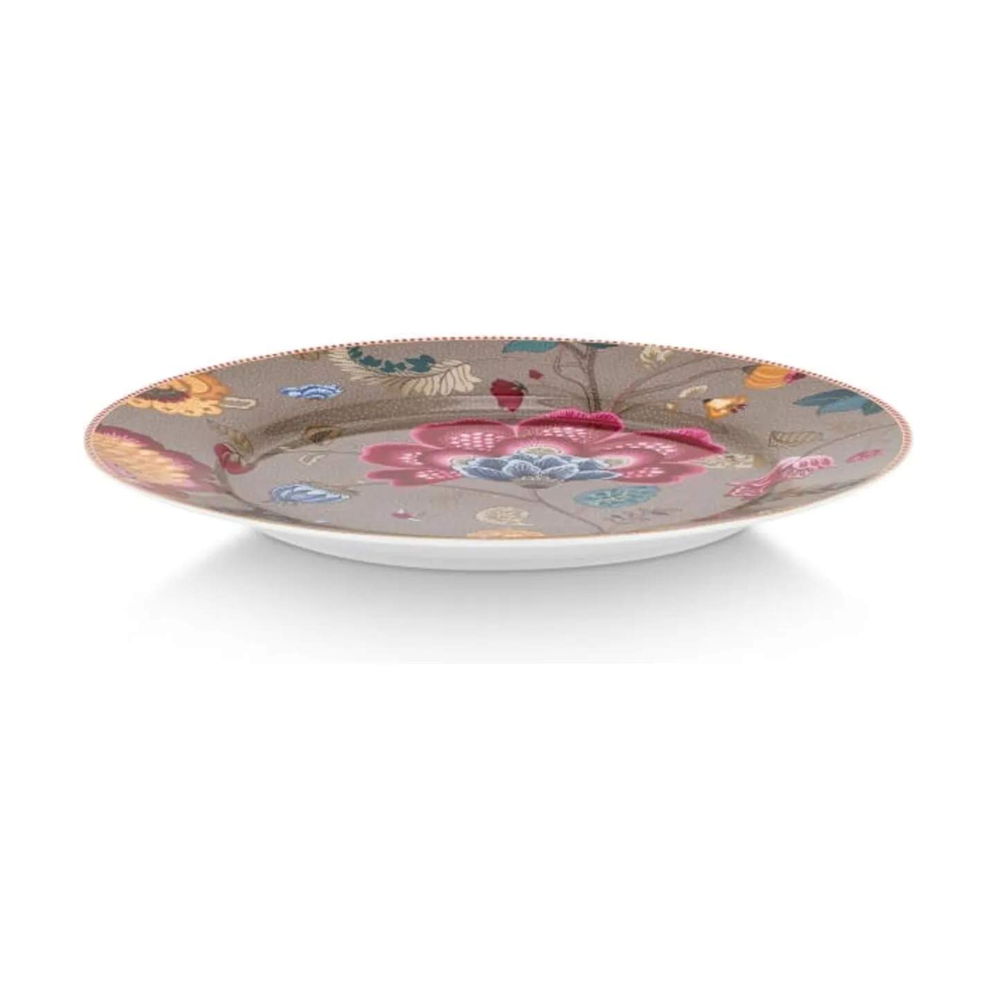 PIP Studio Middagstallerkener Blooming Tales Serveringstallerken i Khaki, 3