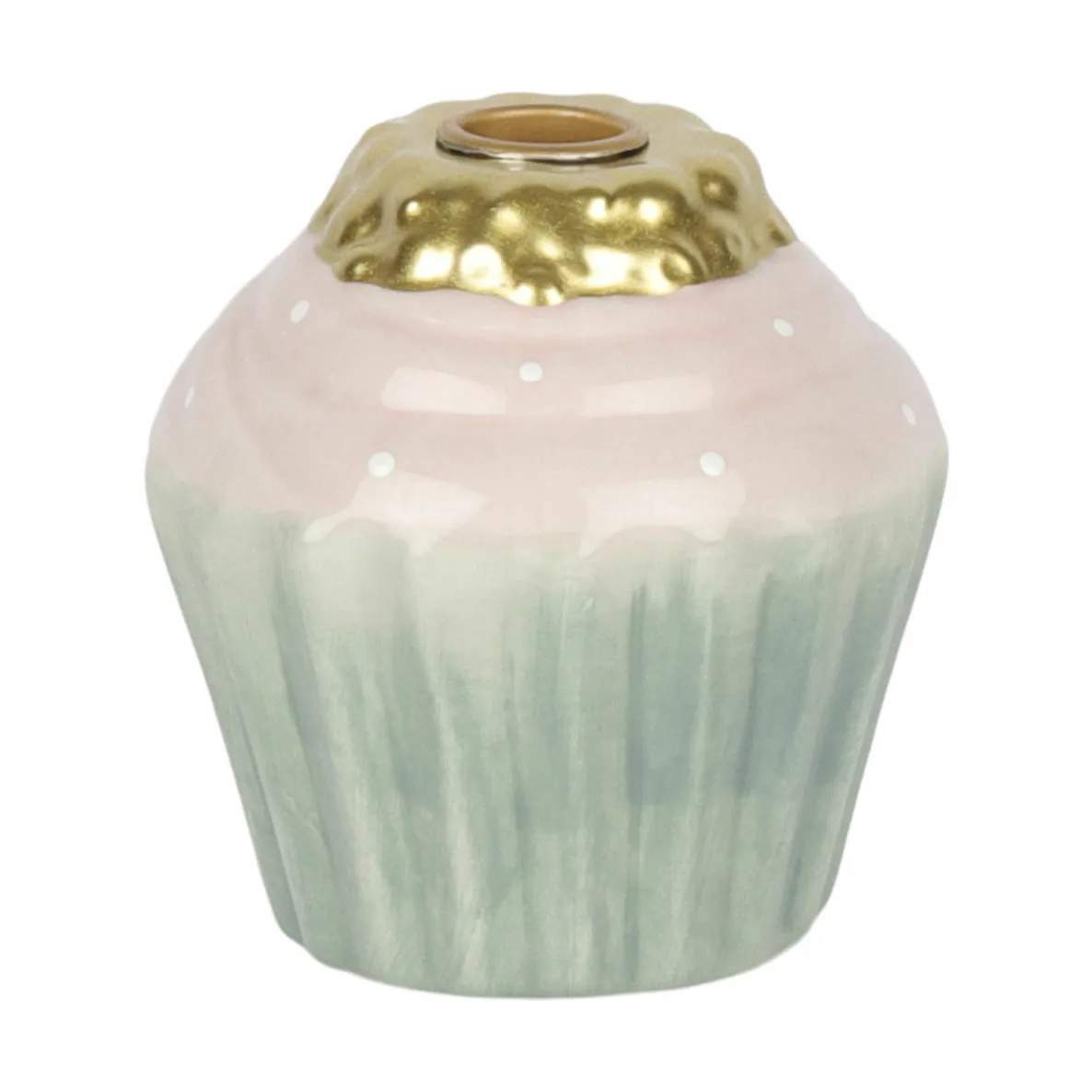 Kertelysestage - Cupcake, grøn/rosa, large