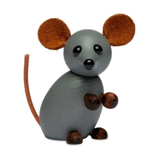 Spring Copenhagen Dyrefigurer Gårdmusen i Grå, 1