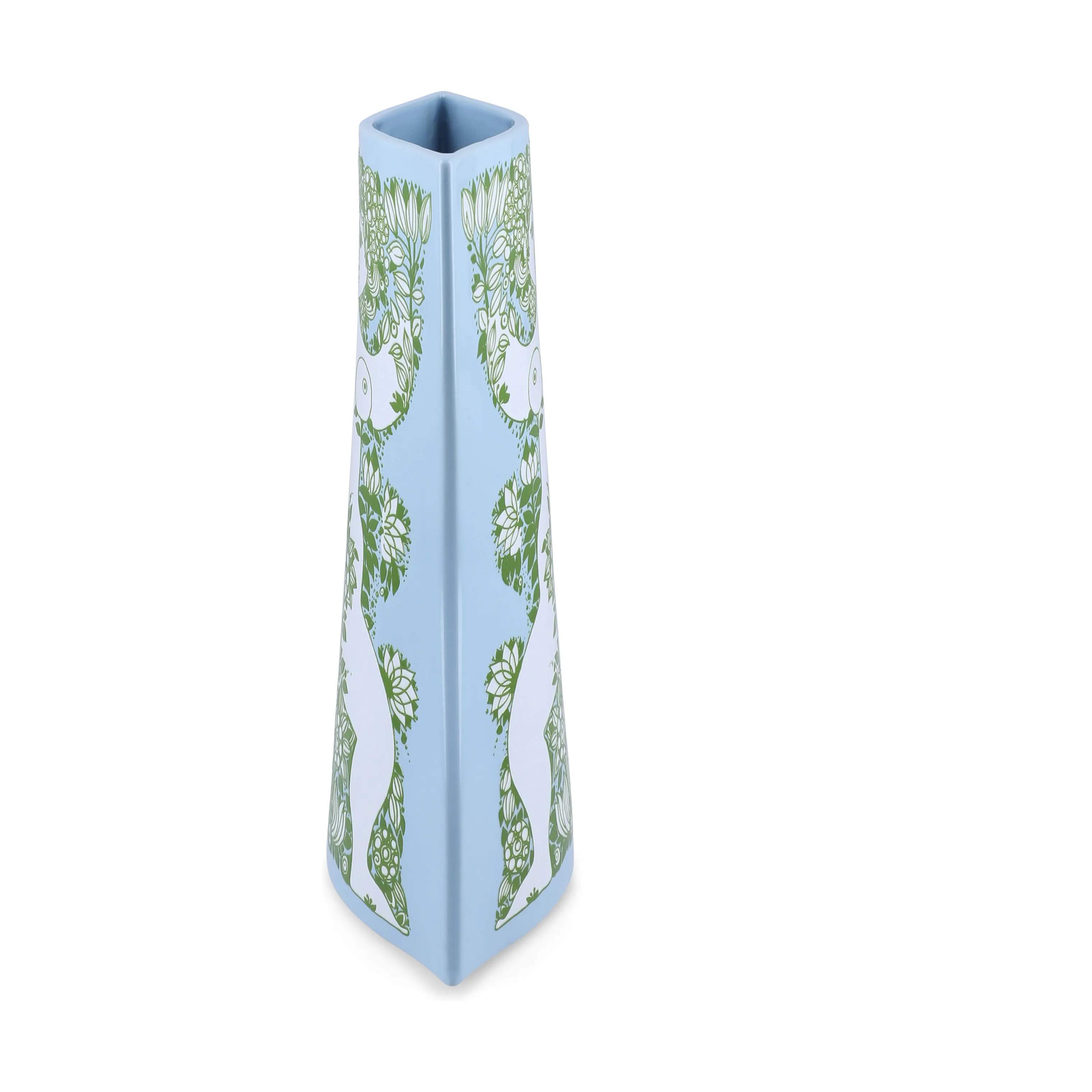 Bjørn Wiinblad Vaser Nina Vase i Lys blå/Grøn, 6