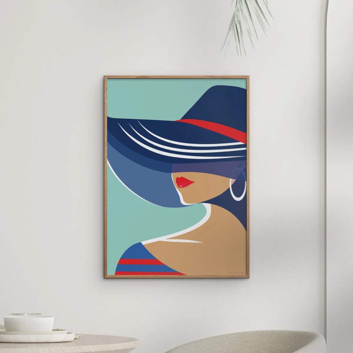 Poster&Frame Plakater Plakat - Beach chic i B50 x L70 cm, 2
