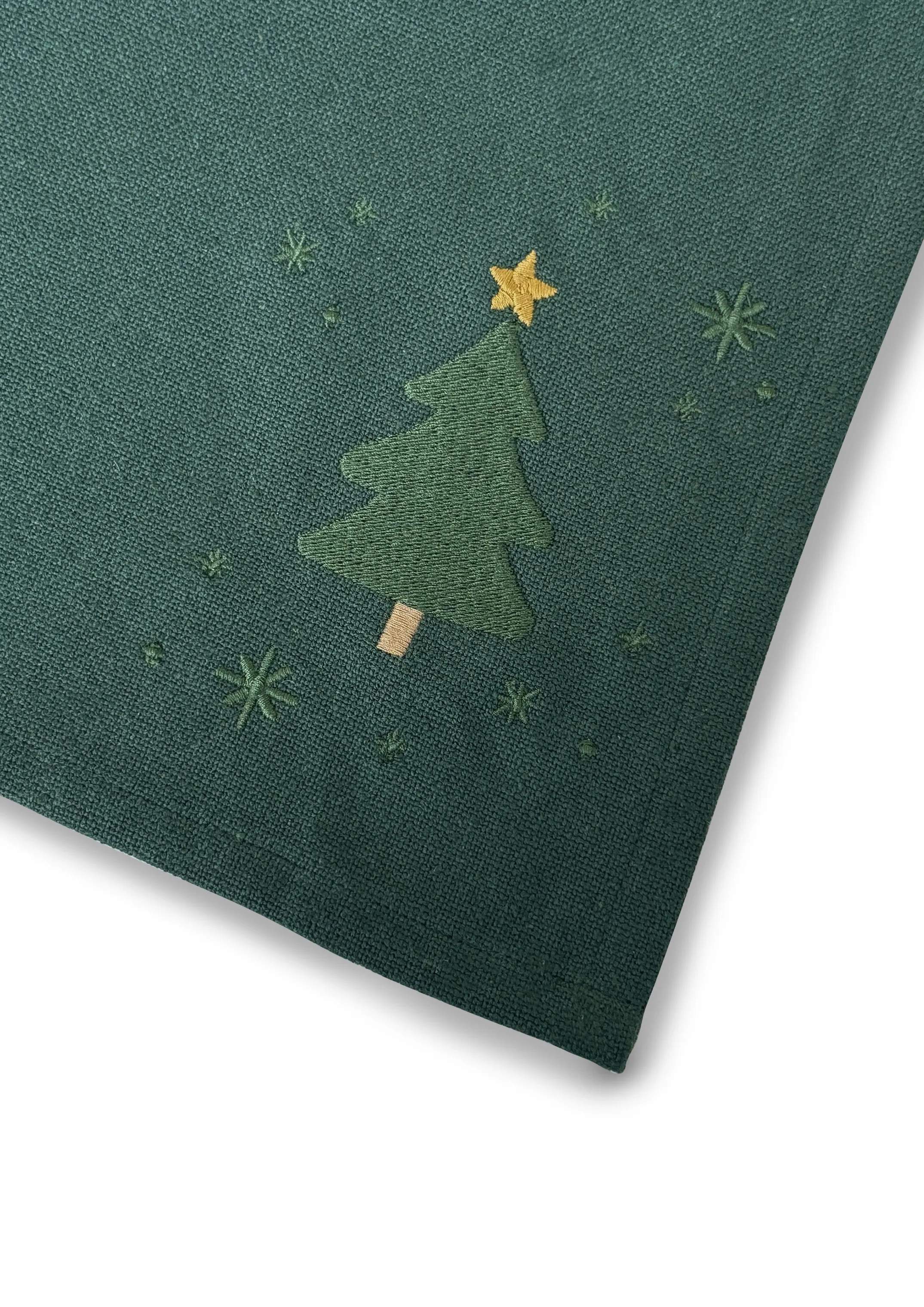 Juna Viskestykker Christmas Fable Viskestykke i Grøn, 2