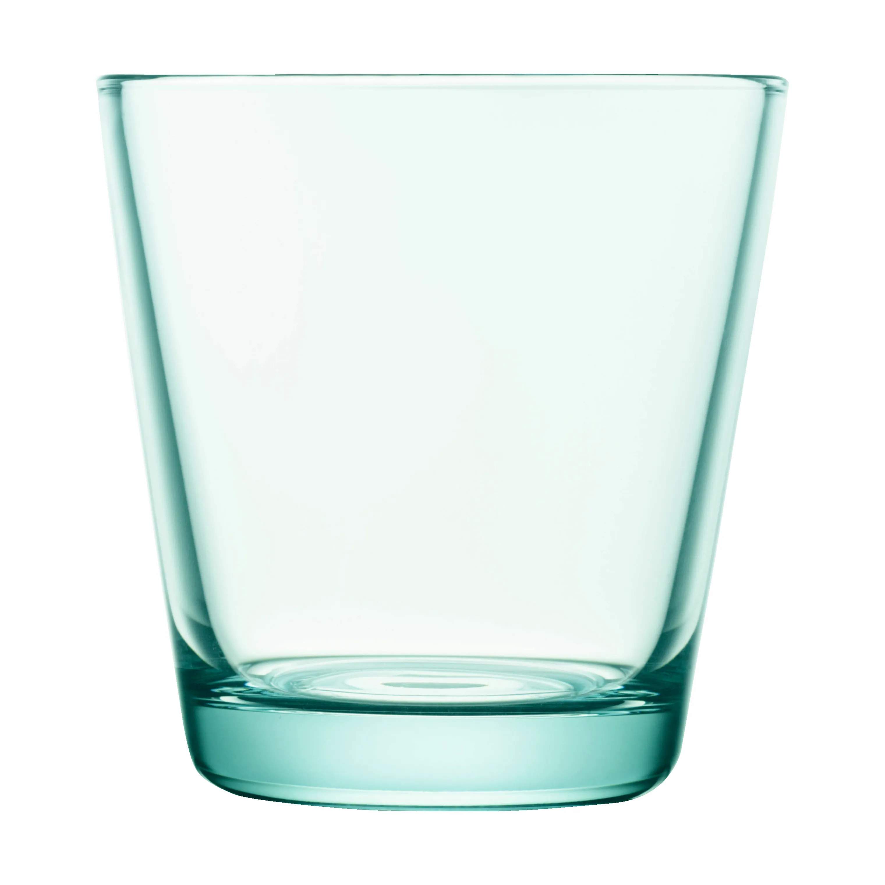 Iittala Vandglas Kartio Vandglas - 2 stk. i Vandgrøn, 21 cl, 3