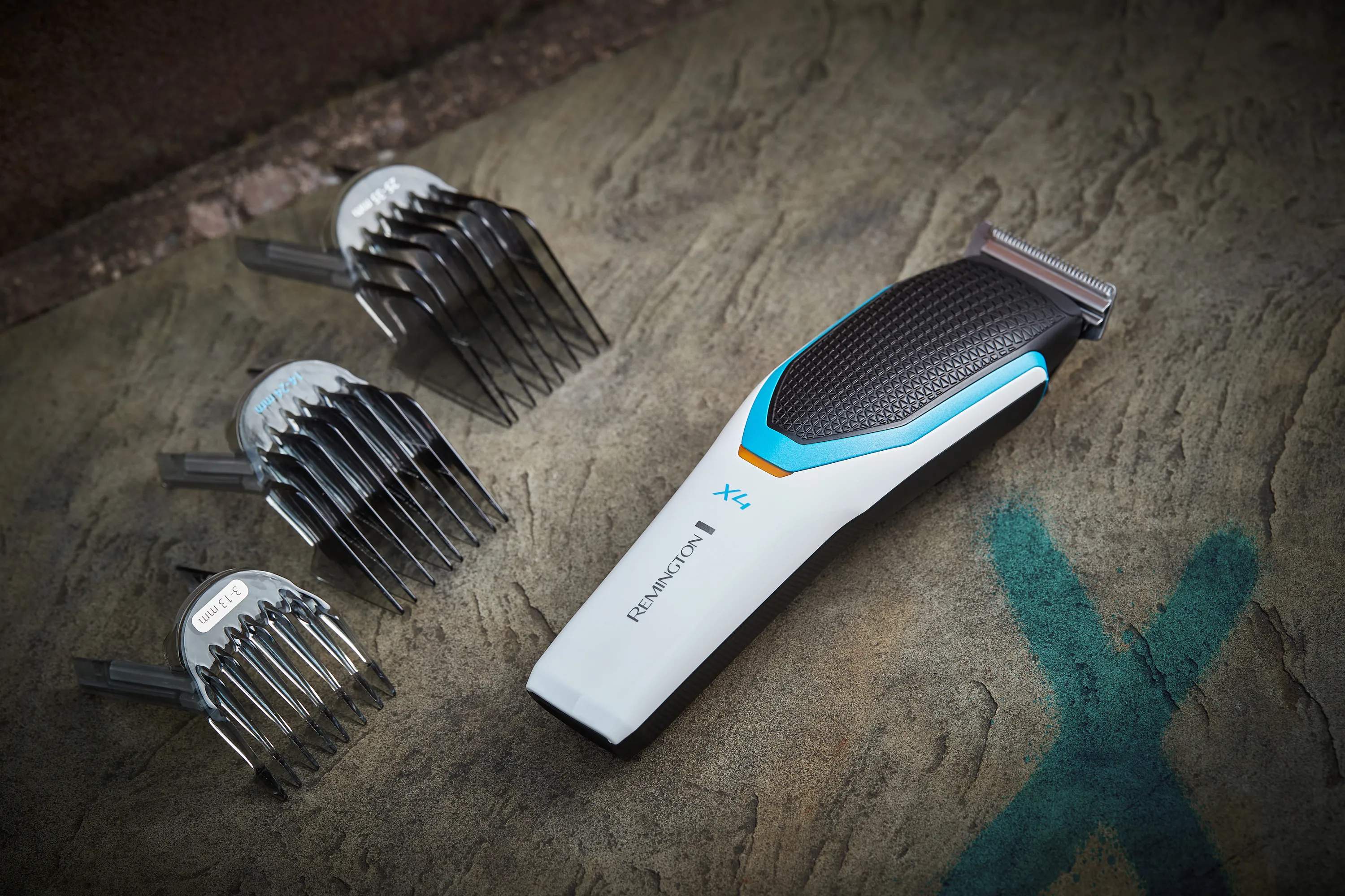 Remington Hårtrimmere X4 Power-X Series Hårklipper i hvid, 2
