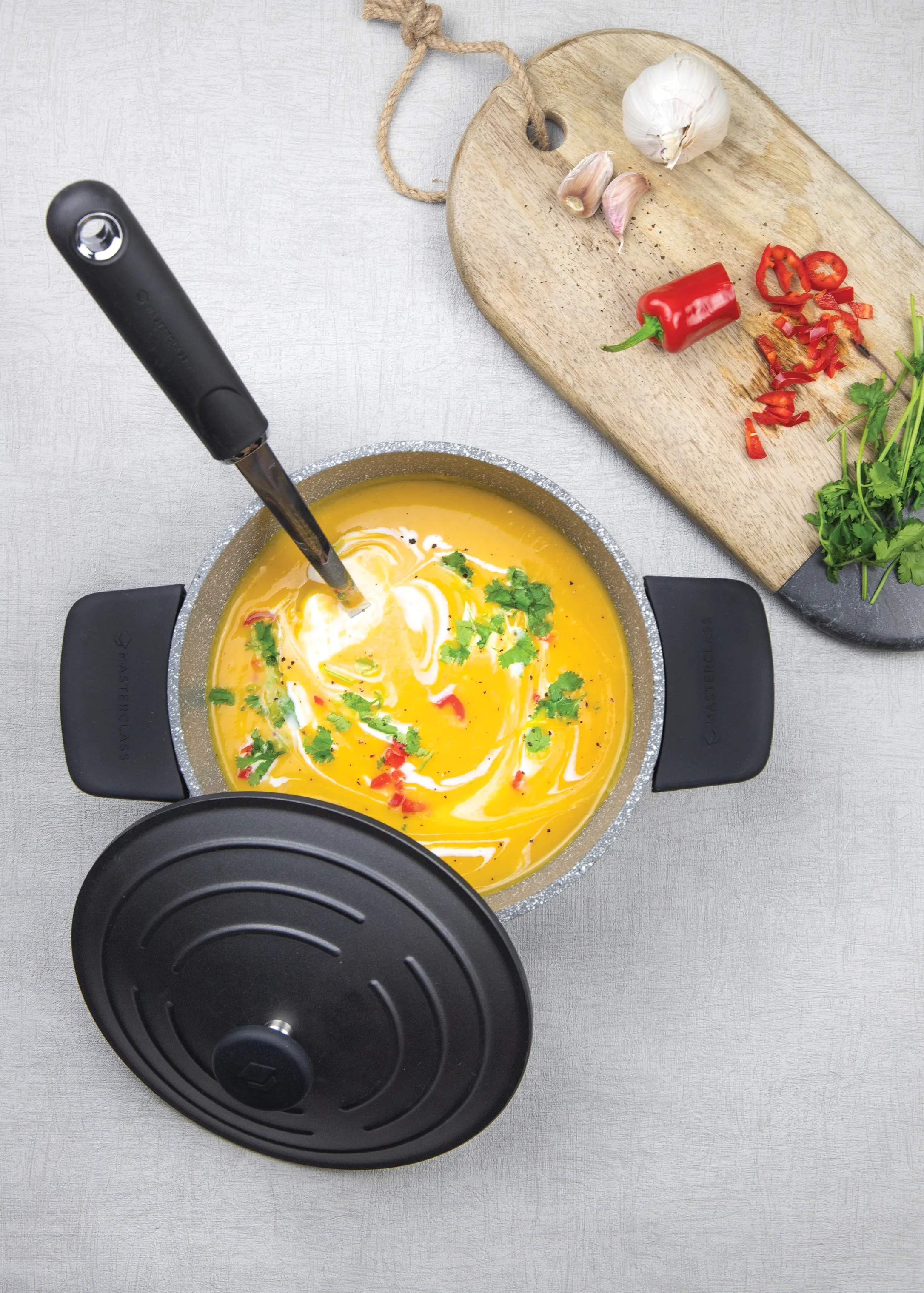 MasterClass Grydelapper Gourmet Grydelapper - 3 stk. i Sort, 3