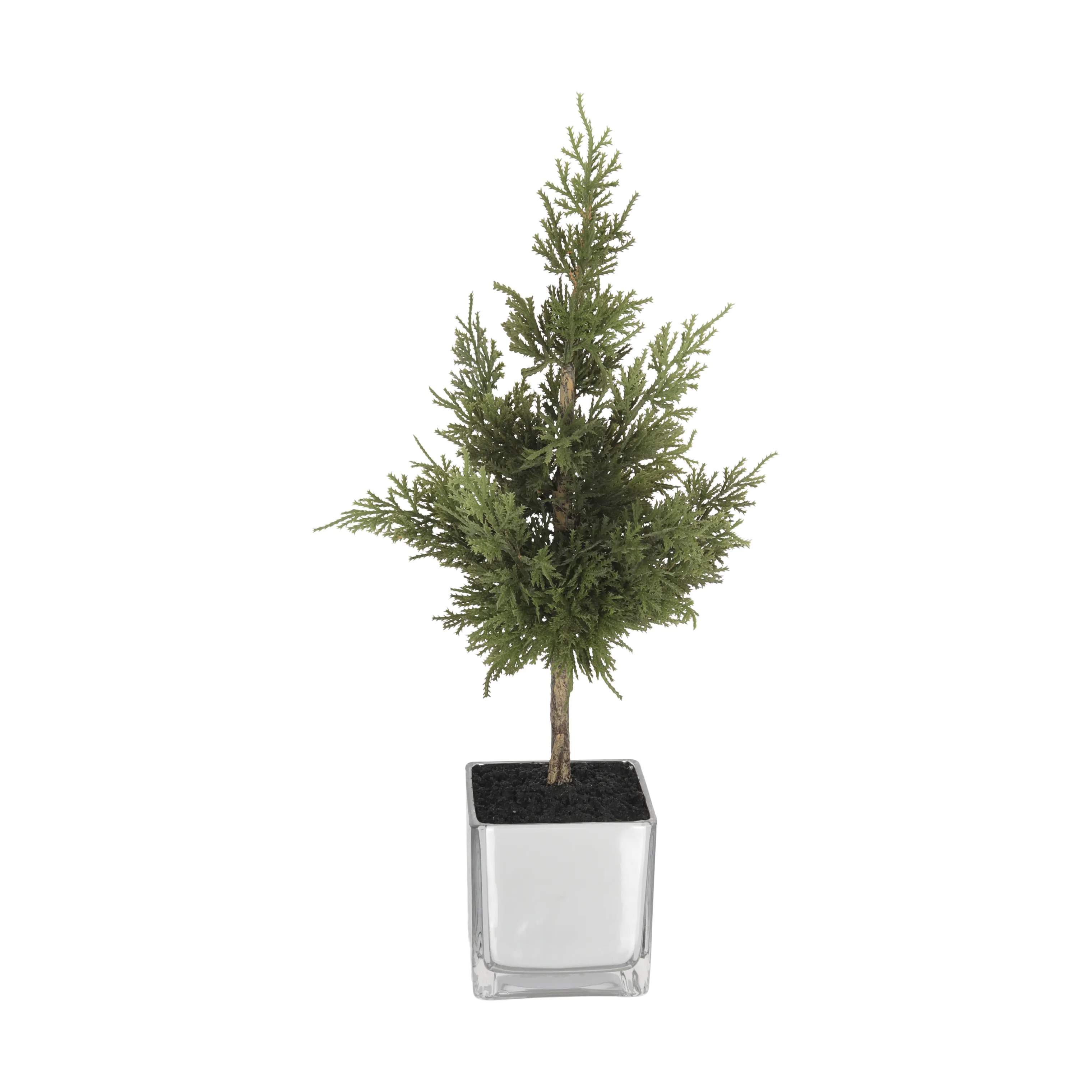 Kunstigt Thuja-træ, grøn, large