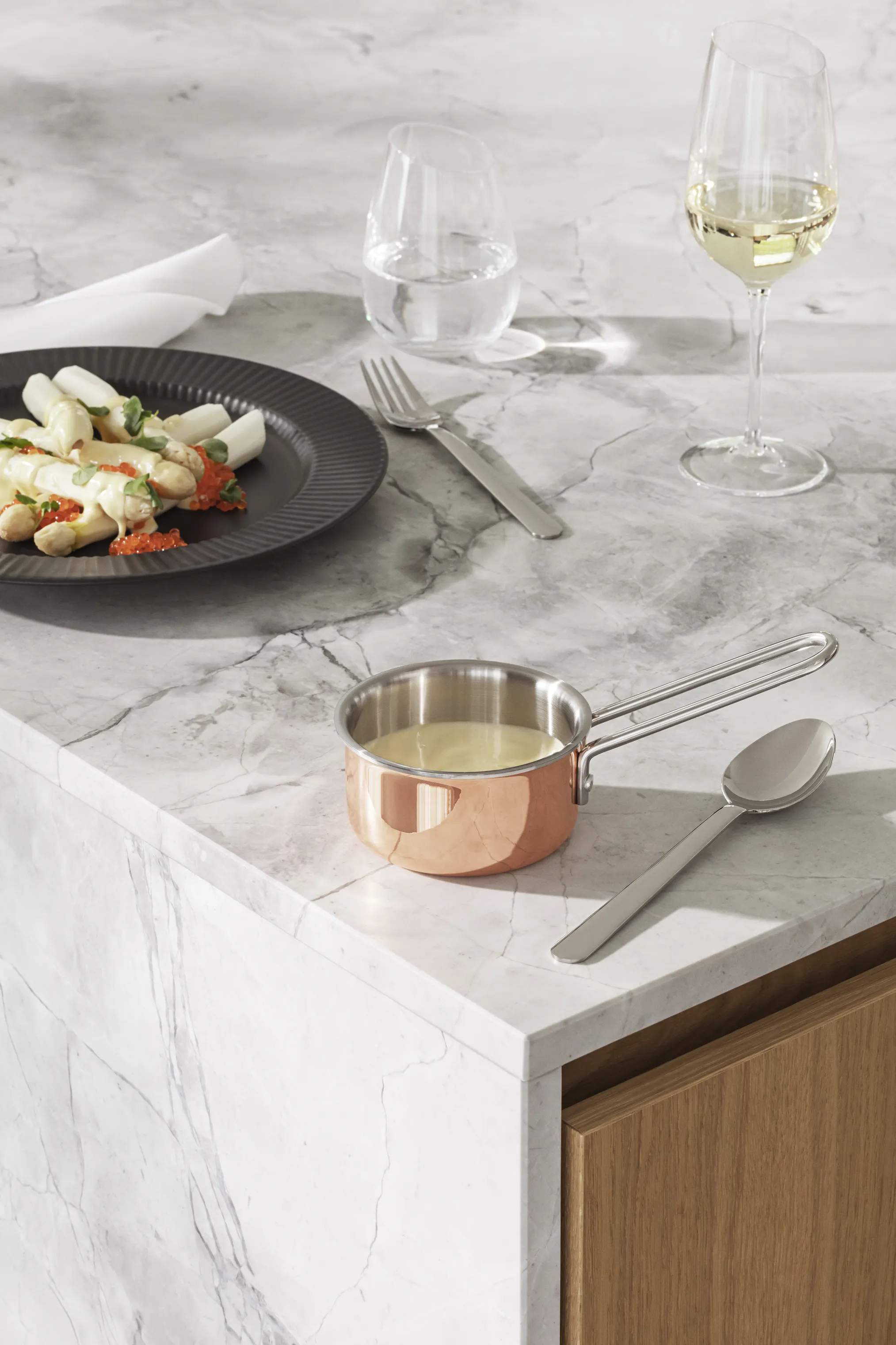 Eva Trio Kasseroller Kobber Rec. Kobber Serveringskasserolle i Kobber, 2