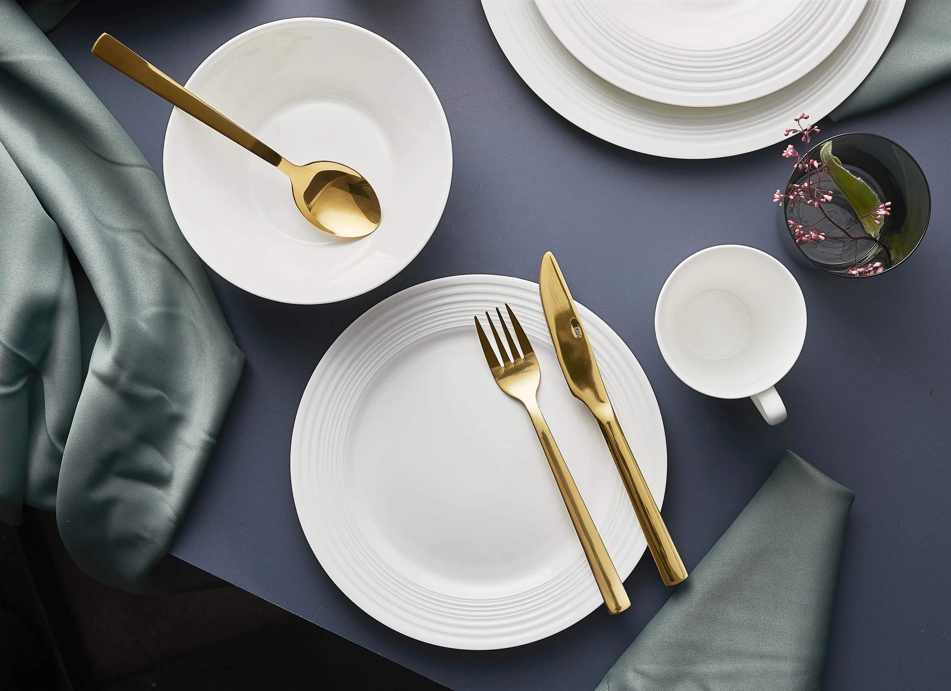Aida Frokosttallerkener Passion Frokosttallerken - 4 stk. i Creme Hvid, 2
