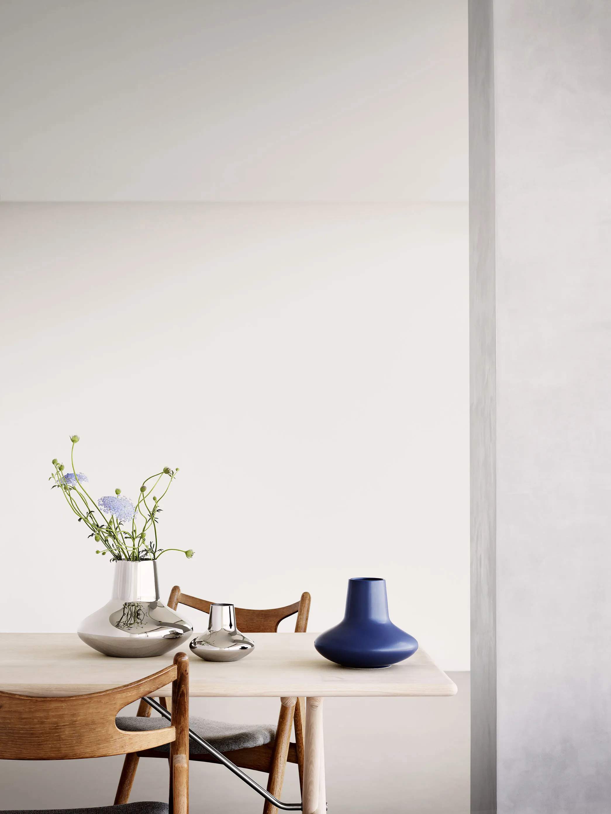 Georg Jensen Vaser Henning Koppel Koppel Vase i Stål, 22,2 cm, 3