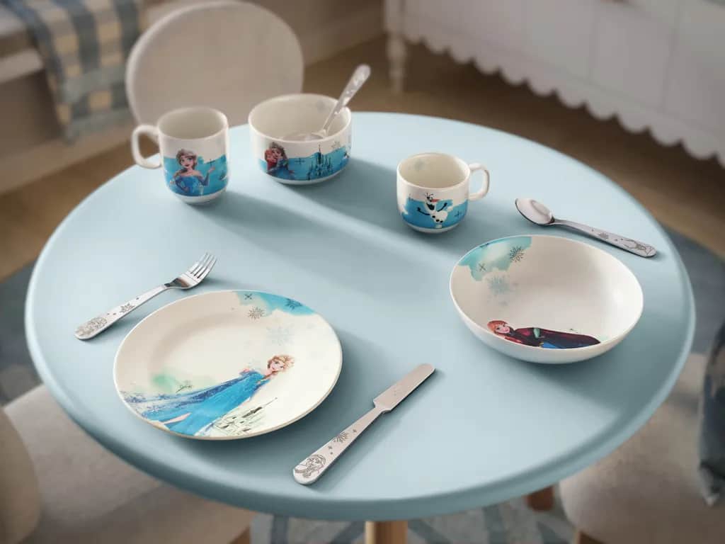 Villeroy & Boch Børnetallerkener Disney Frozen Børnespisesæt - 7 dele i 7 stk., 3