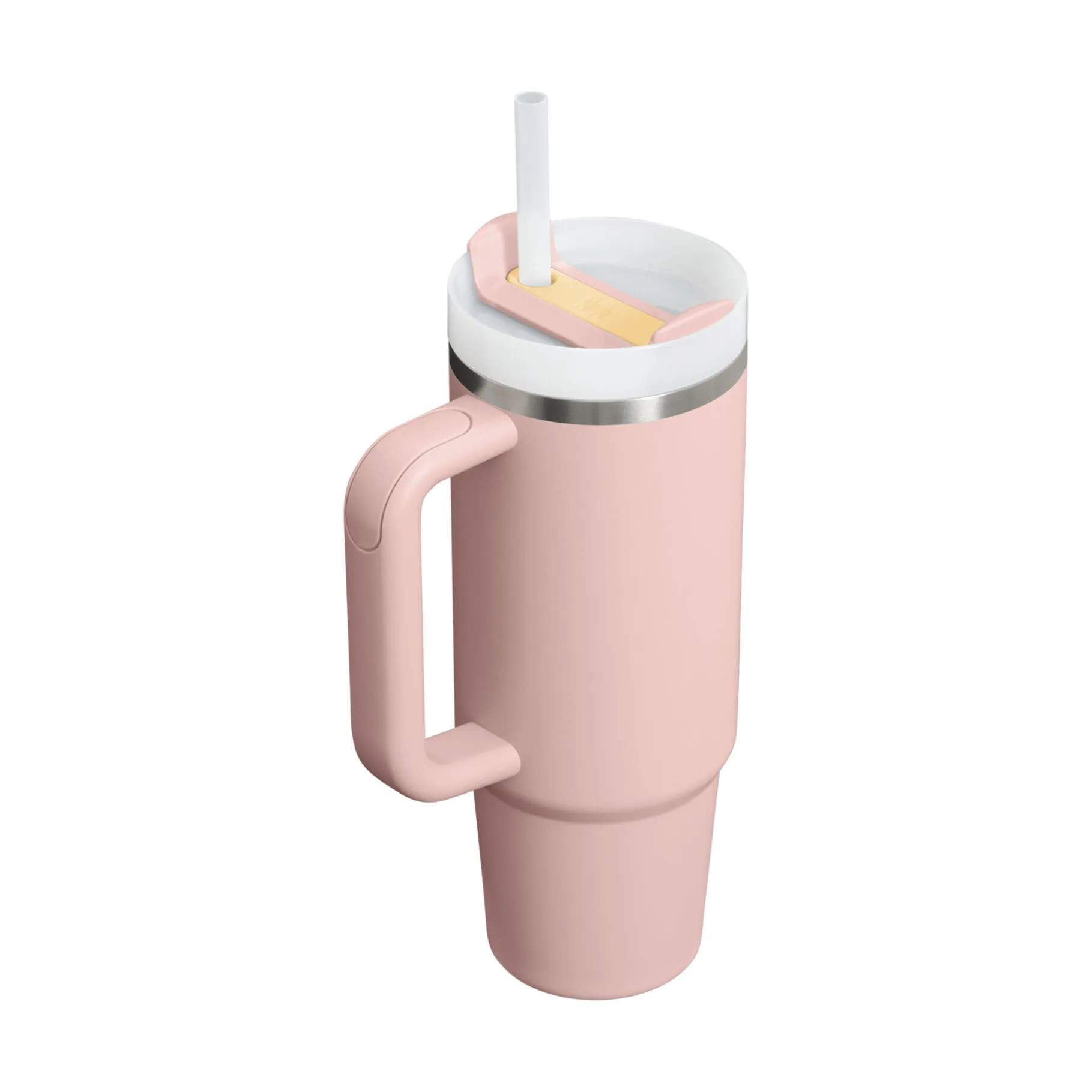 Stanley To go kopper The Quencher H2.0 Flowstate Tumbler i Peach rose/yellow, 0.89 L, 2