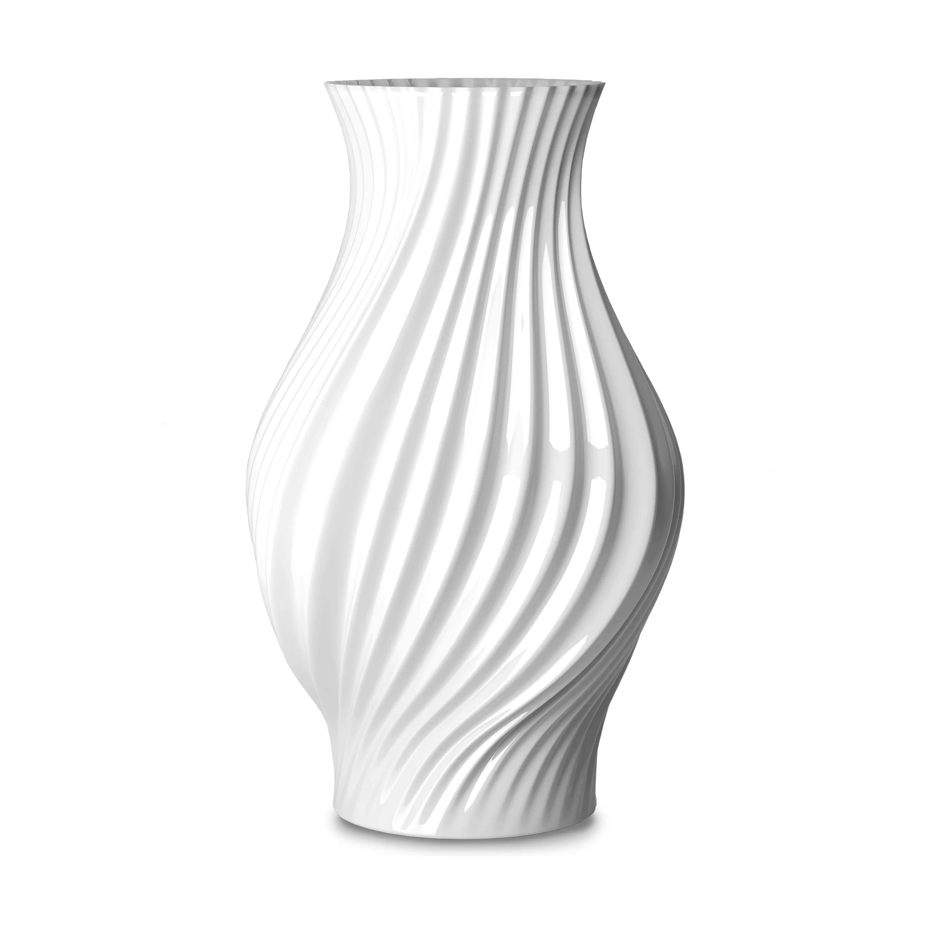 Twist Vase, hvid, large