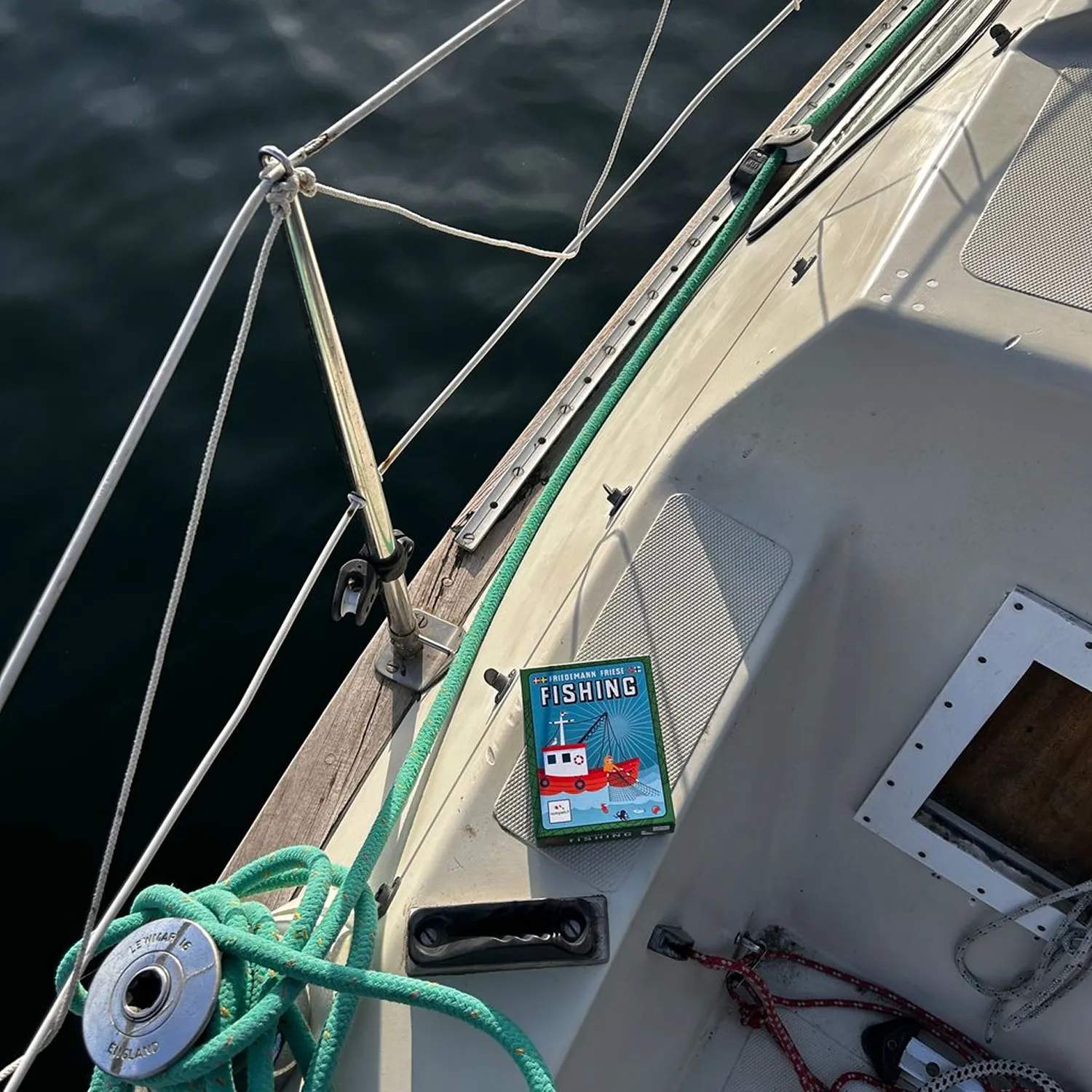Spilbræt Spil Kortspil - Fishing Tricktaking i Multifarvet, 4